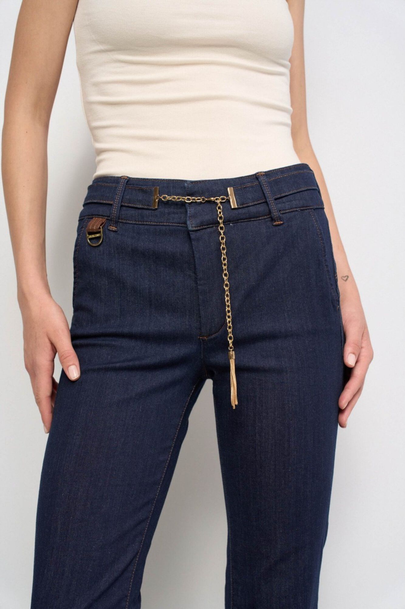 Salsa Jeans Cal&ccedil;as chino Secret push in Azul