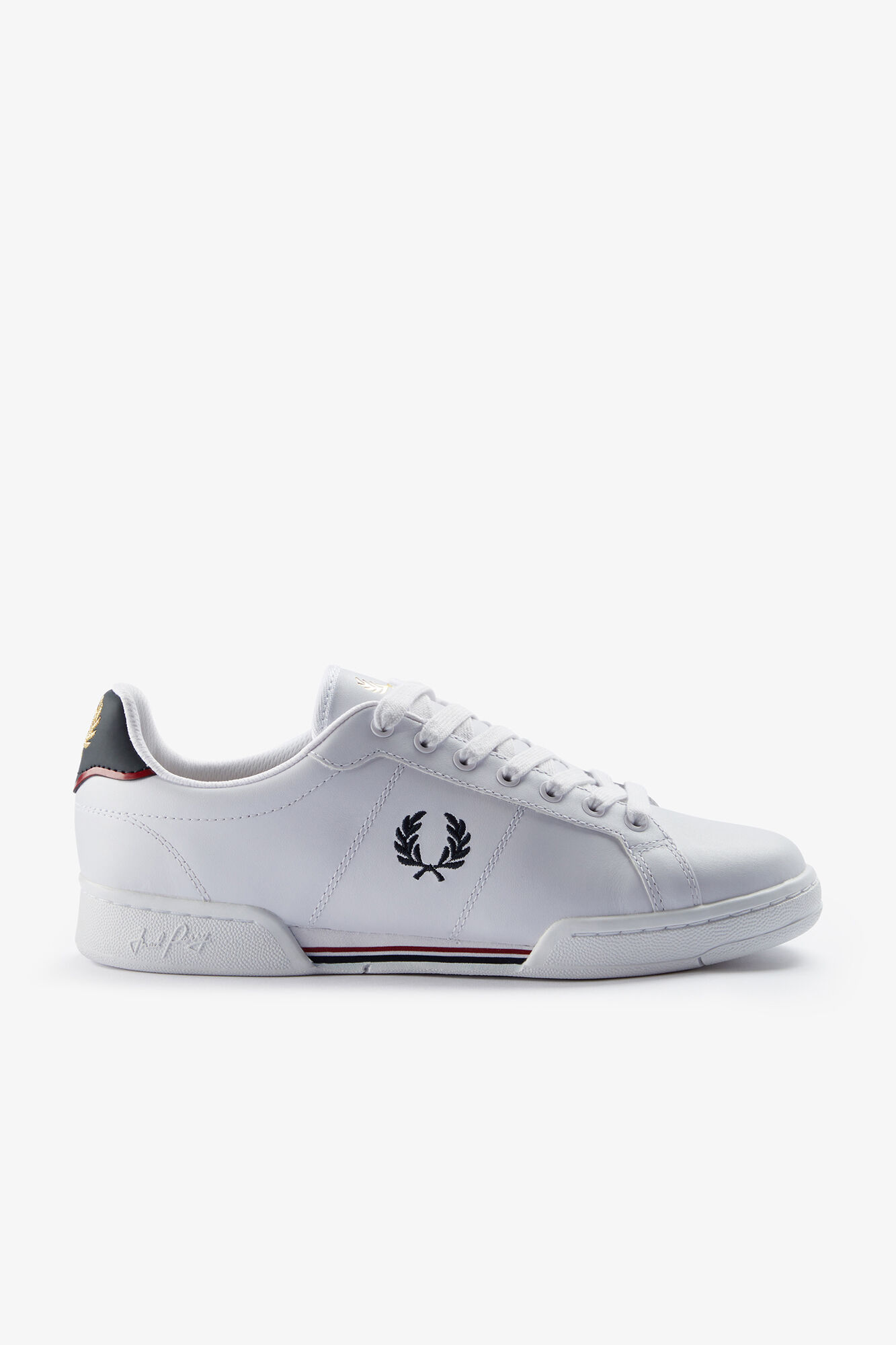 Fred Perry B722 leather trainer White