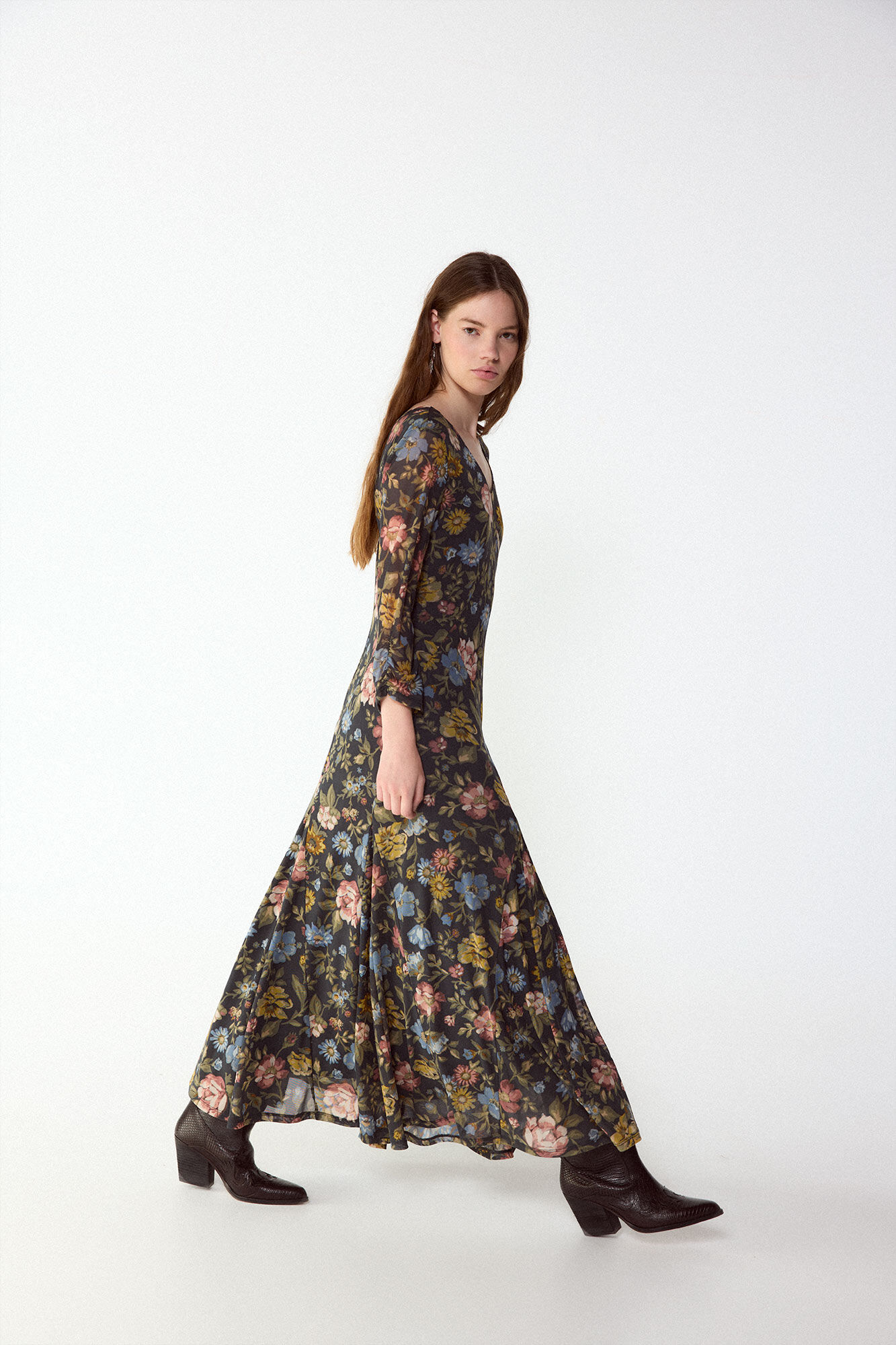 Slowlove Vestido estampado vuelo