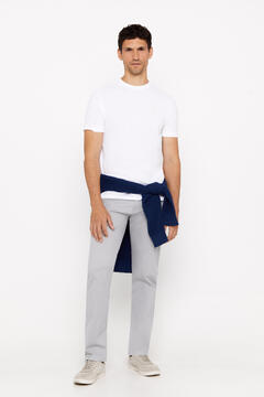 Cortefiel 5-pocket trousers, slim fit Grey