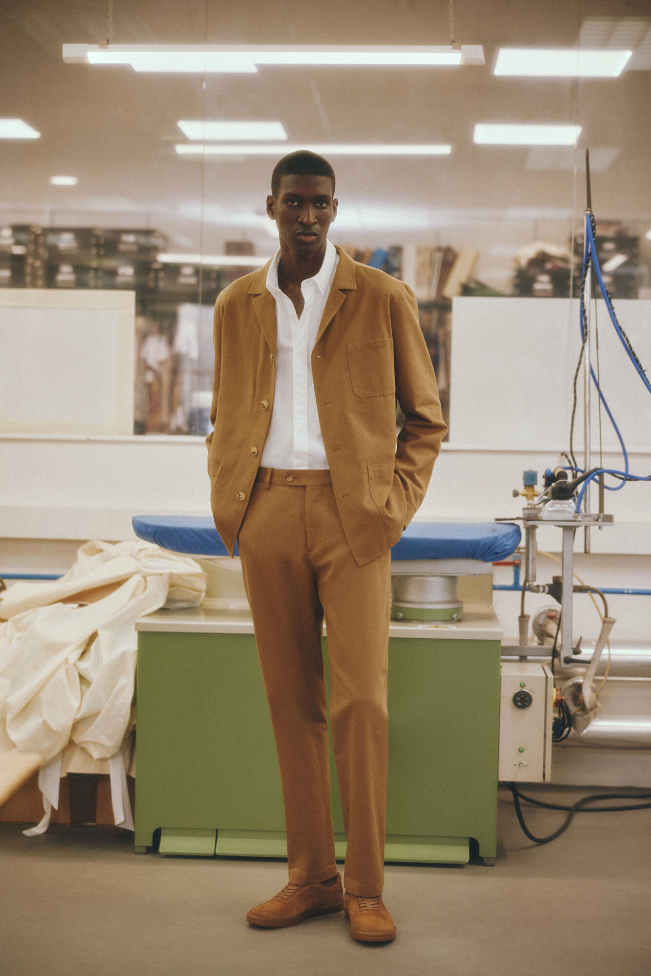 Cortefiel Coordinated linen blend blazer