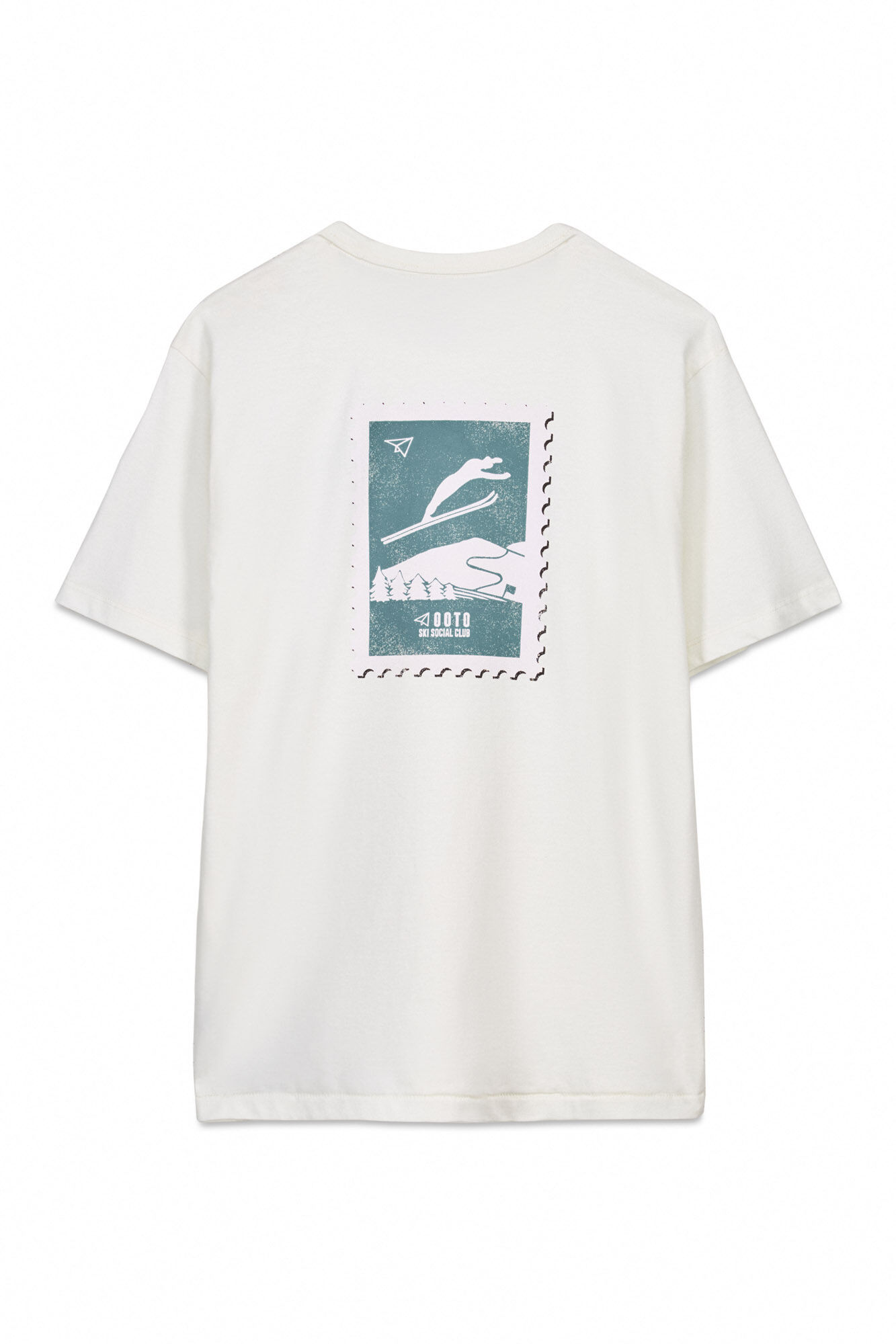 OOTO T-shirt gr&aacute;fica Ecru