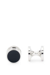 HUGO Round-shaped cufflinks Navy