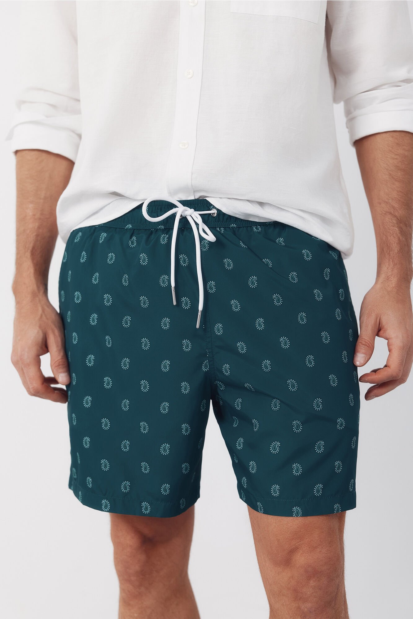 Cortefiel Paisley print swimwear