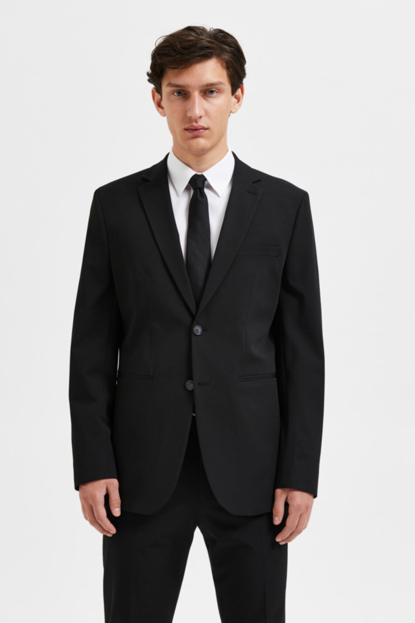 Selected Slim fit blazer  Black