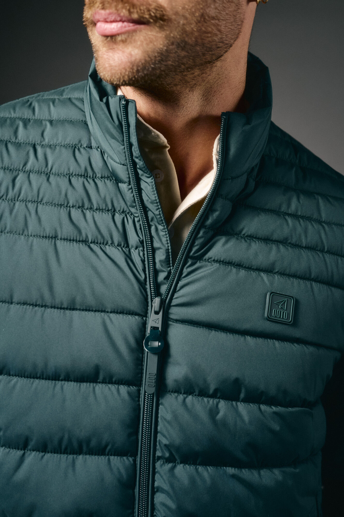 OOTO Blus&atilde;o acolchoado ultralight Verde