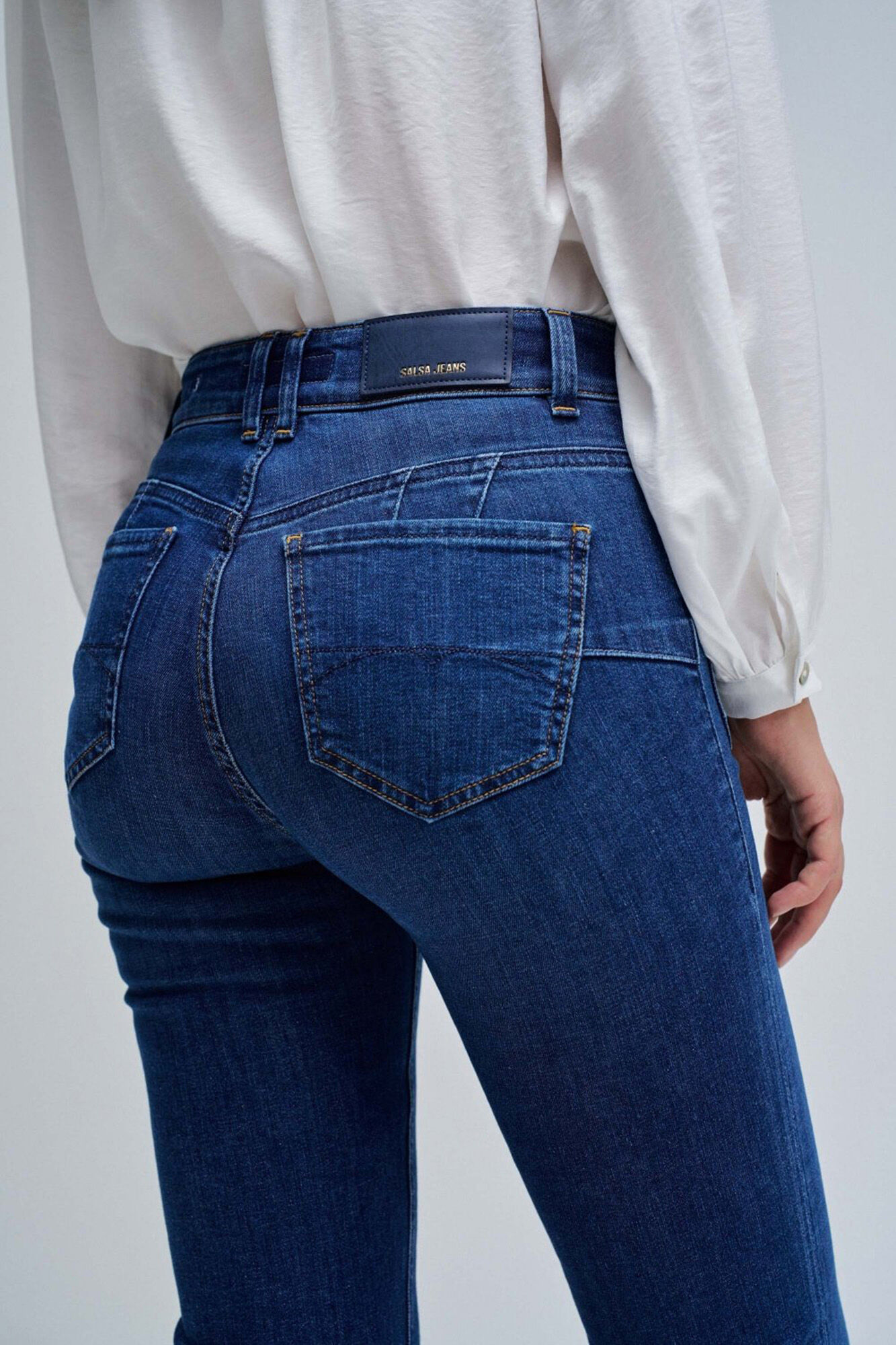 Salsa Jeans Cal&ccedil;a jeans bootcut push up Destiny Azul