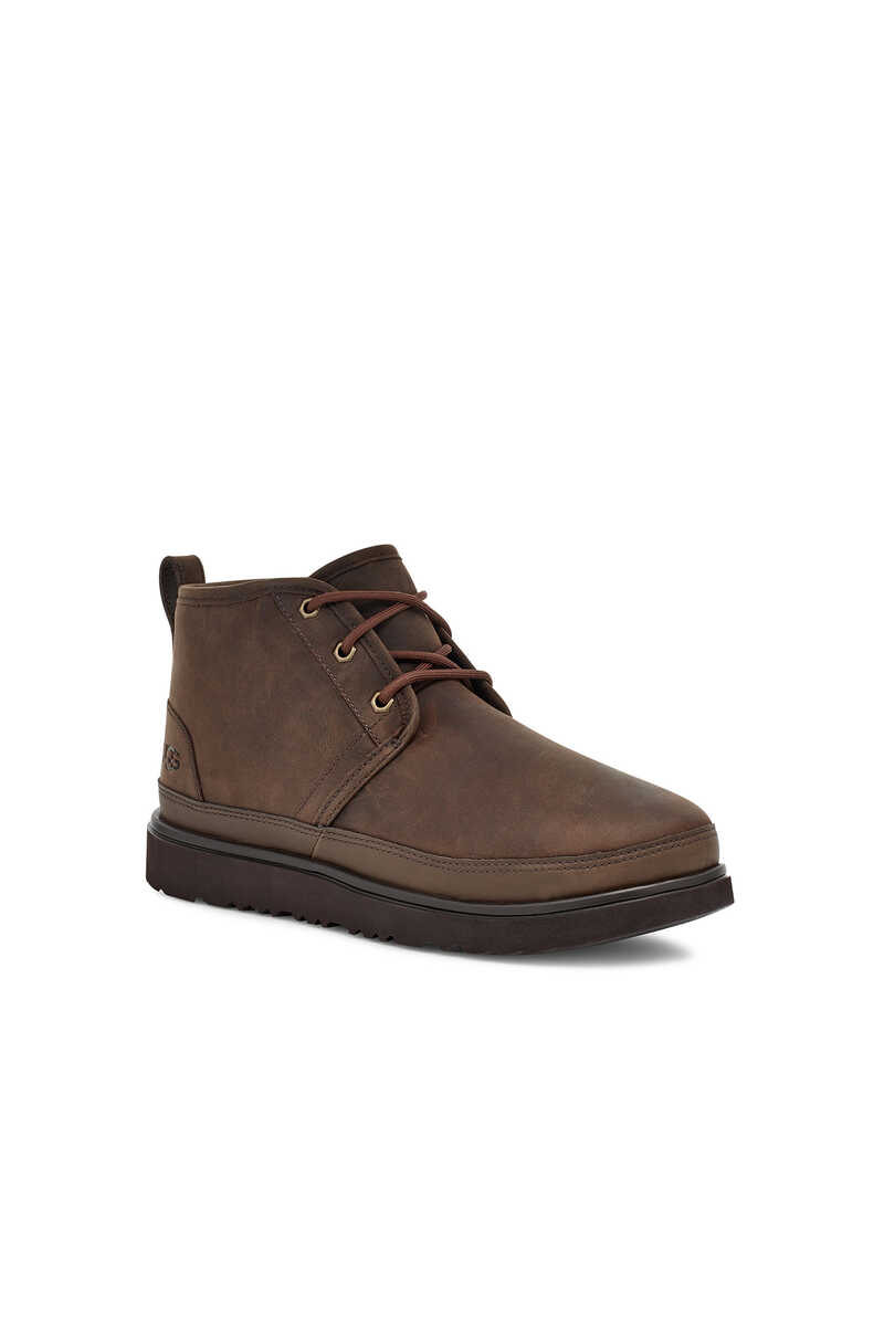 Cortefiel Chukkua lace-up ankle boots Dark brown