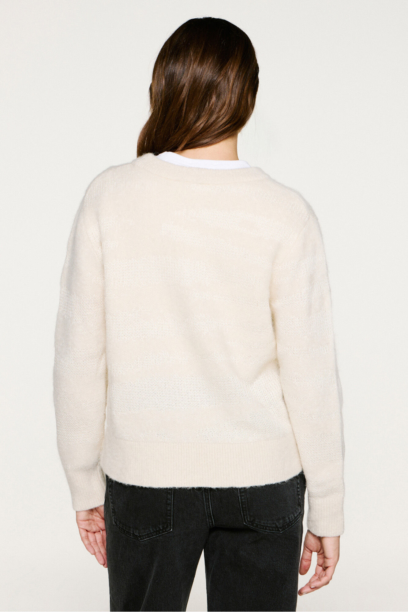 Selected Camisola de la&ccedil;ada de alpaca Tostado