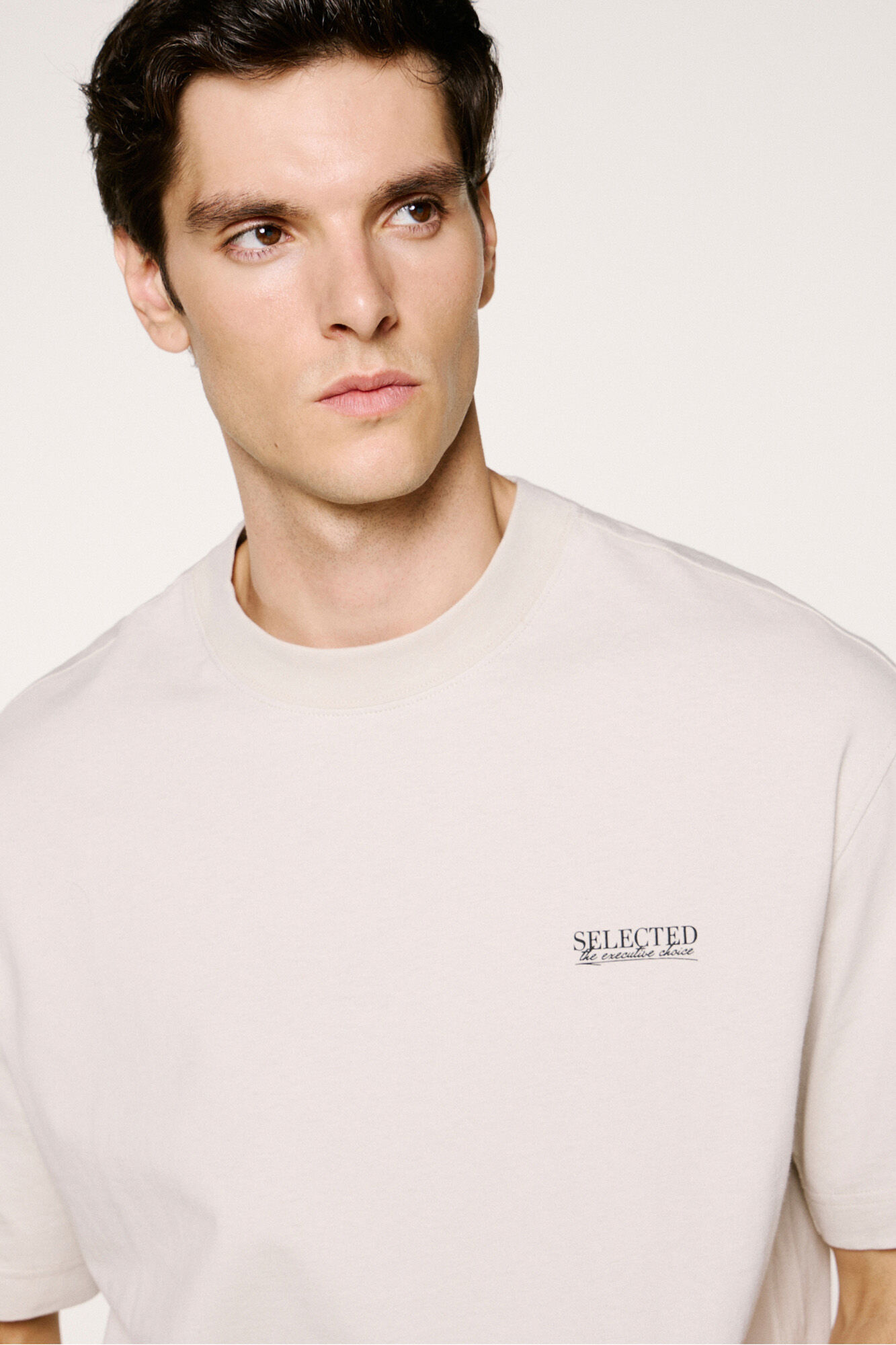 Selected Camiseta de manga corta Logo.