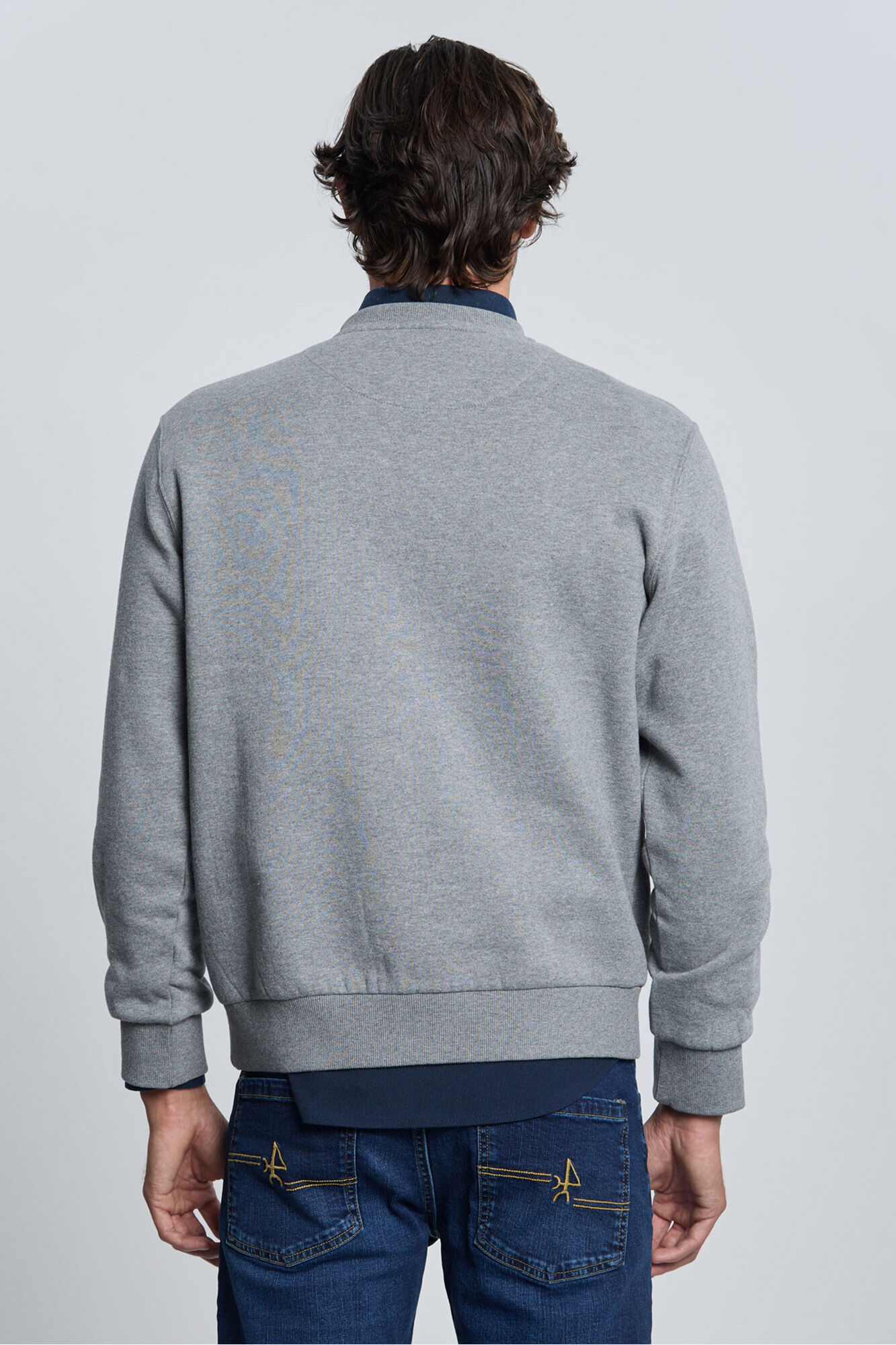 Valecuatro Moletom cinza 3- sweatshirt Cinzento