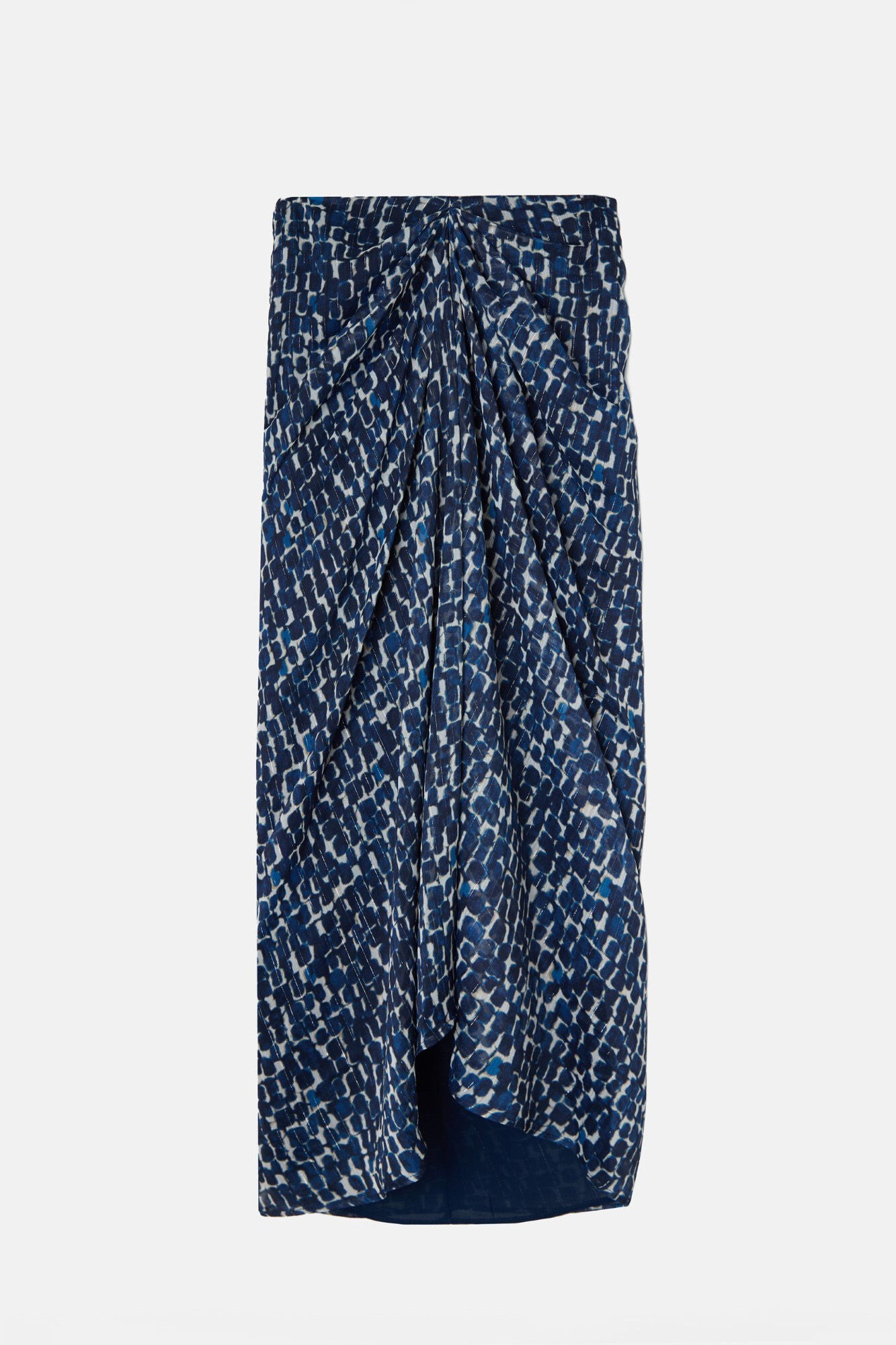 Silbon Falda drapeada estampado Azul