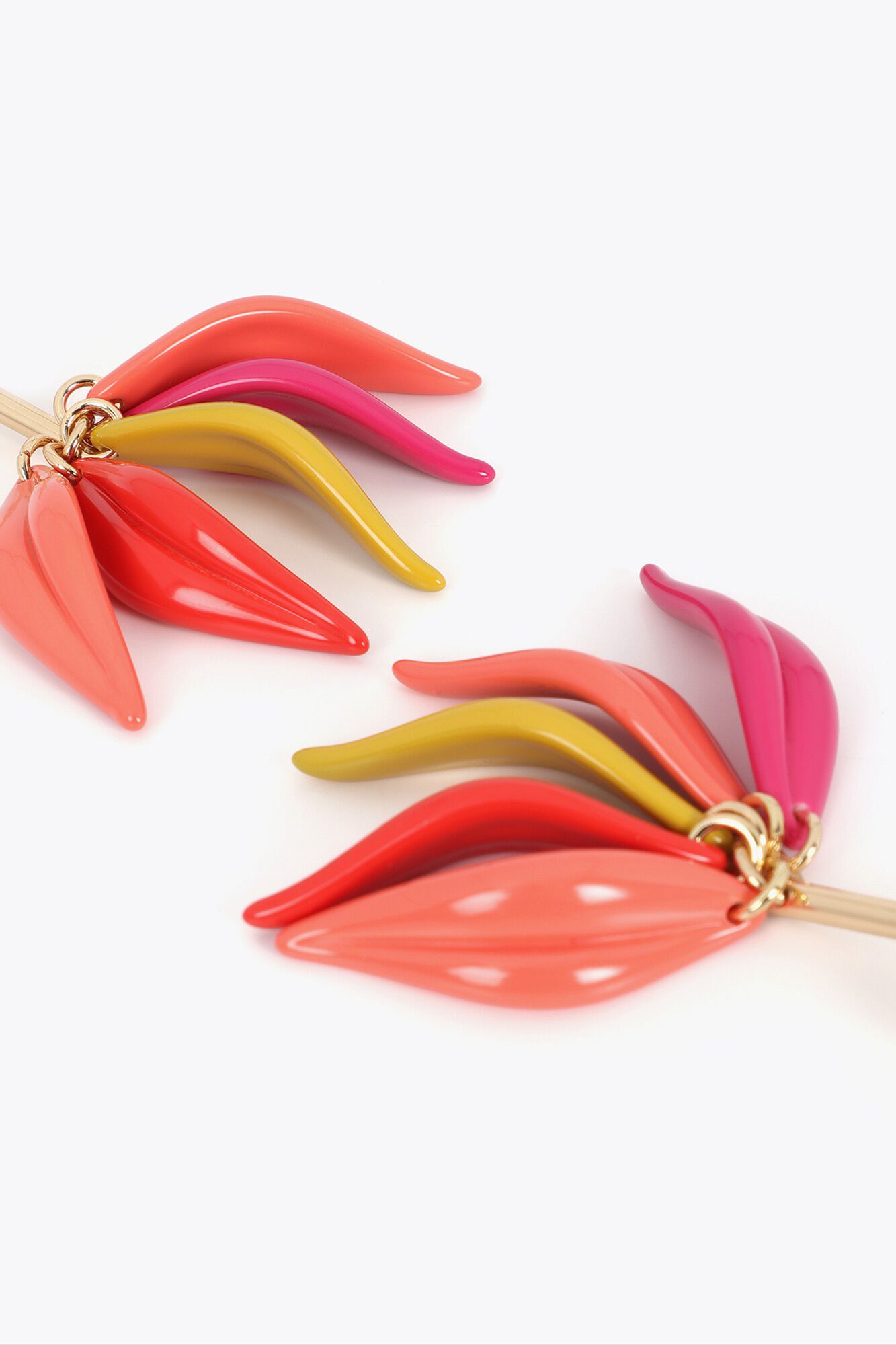 Lola Casademunt Petal earrings Orange