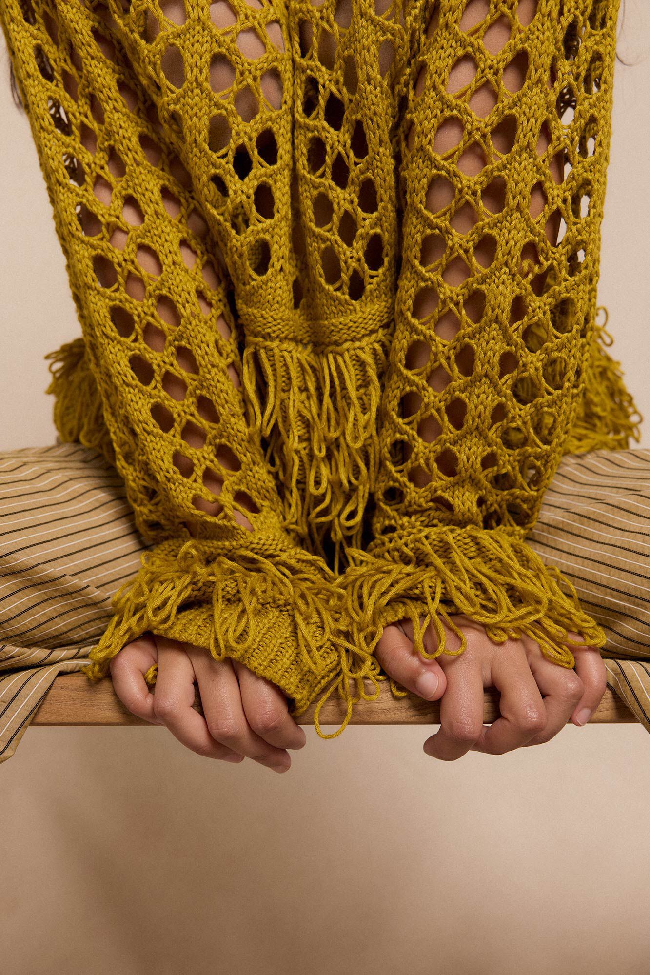 Slowlove Jersey lima flecos Verde