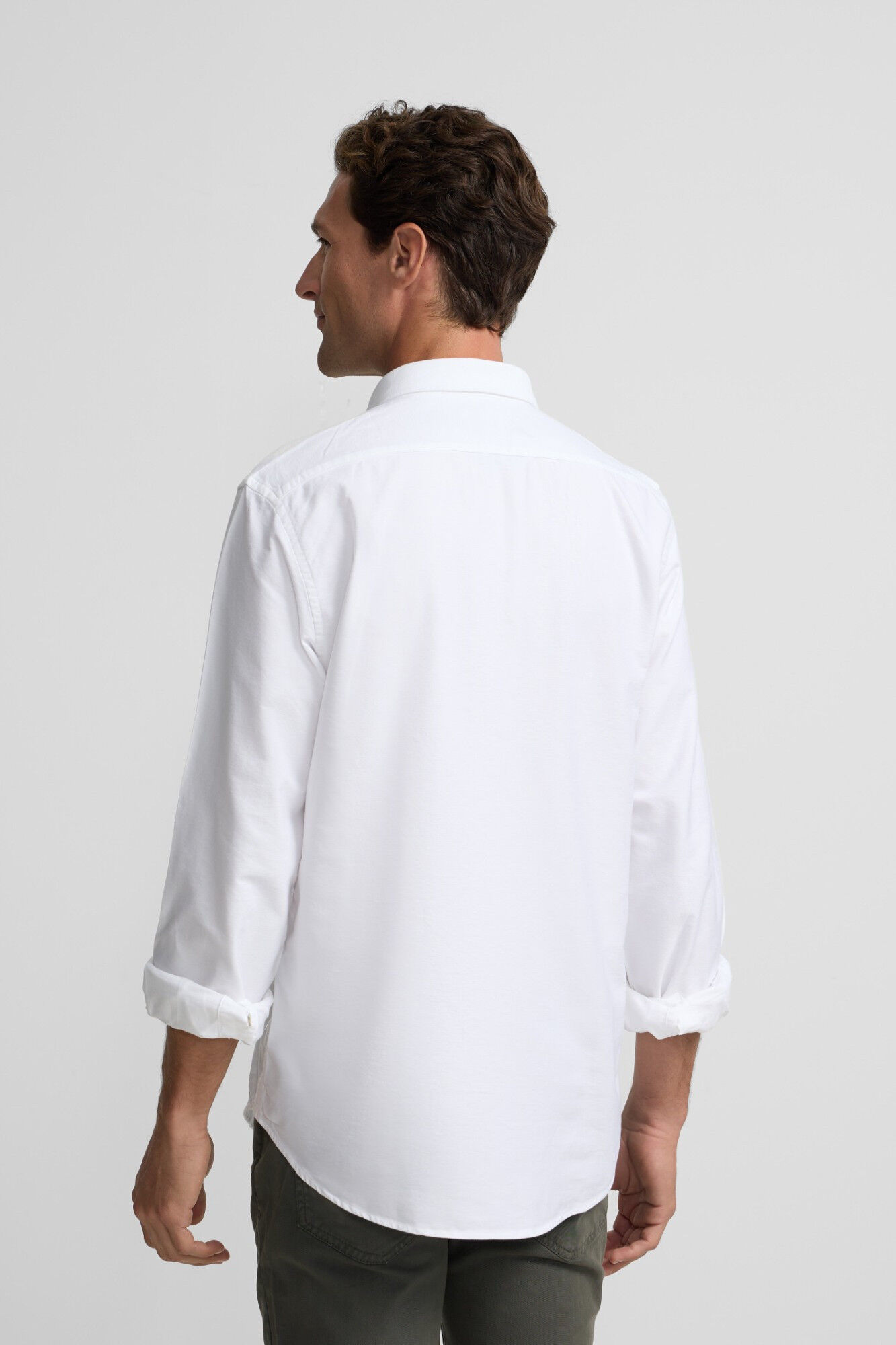 Silbon Oxford sport t-shirt White