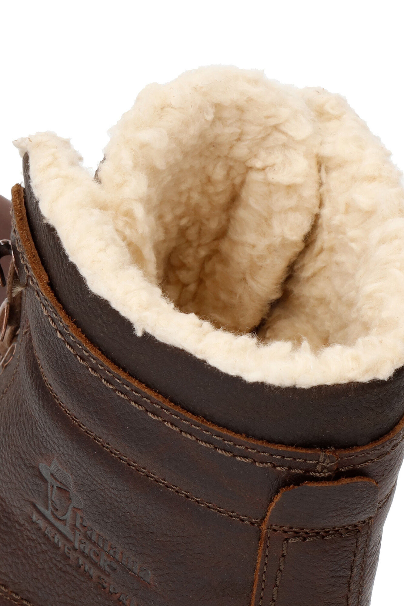 Panama Jack Bota de hombre en piel napa Marr&oacute;n oscuro