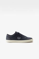 Fred Perry Sapatilha Baseline em pele Azul