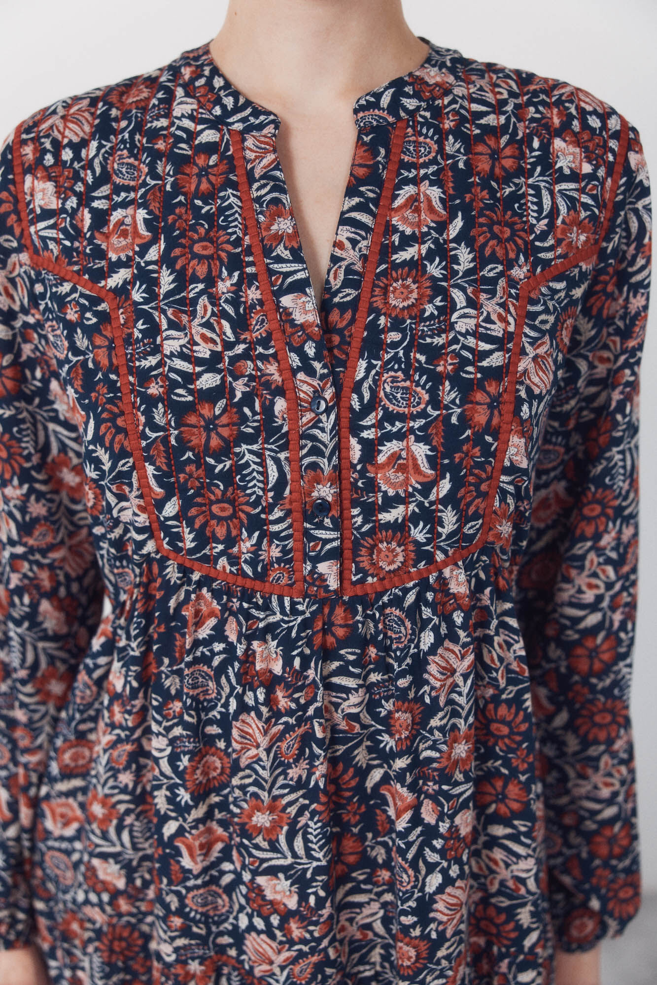 Cortefiel Fluid printed dress Multicolour