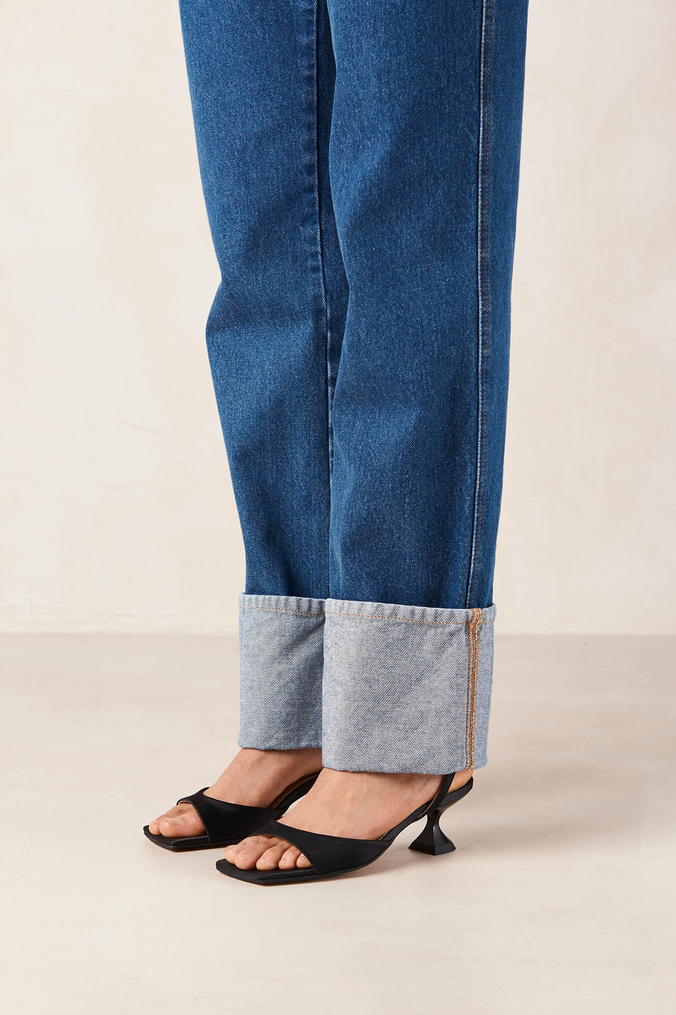 Alohas Sand&aacute;lias sedosas pretas Skye Preto