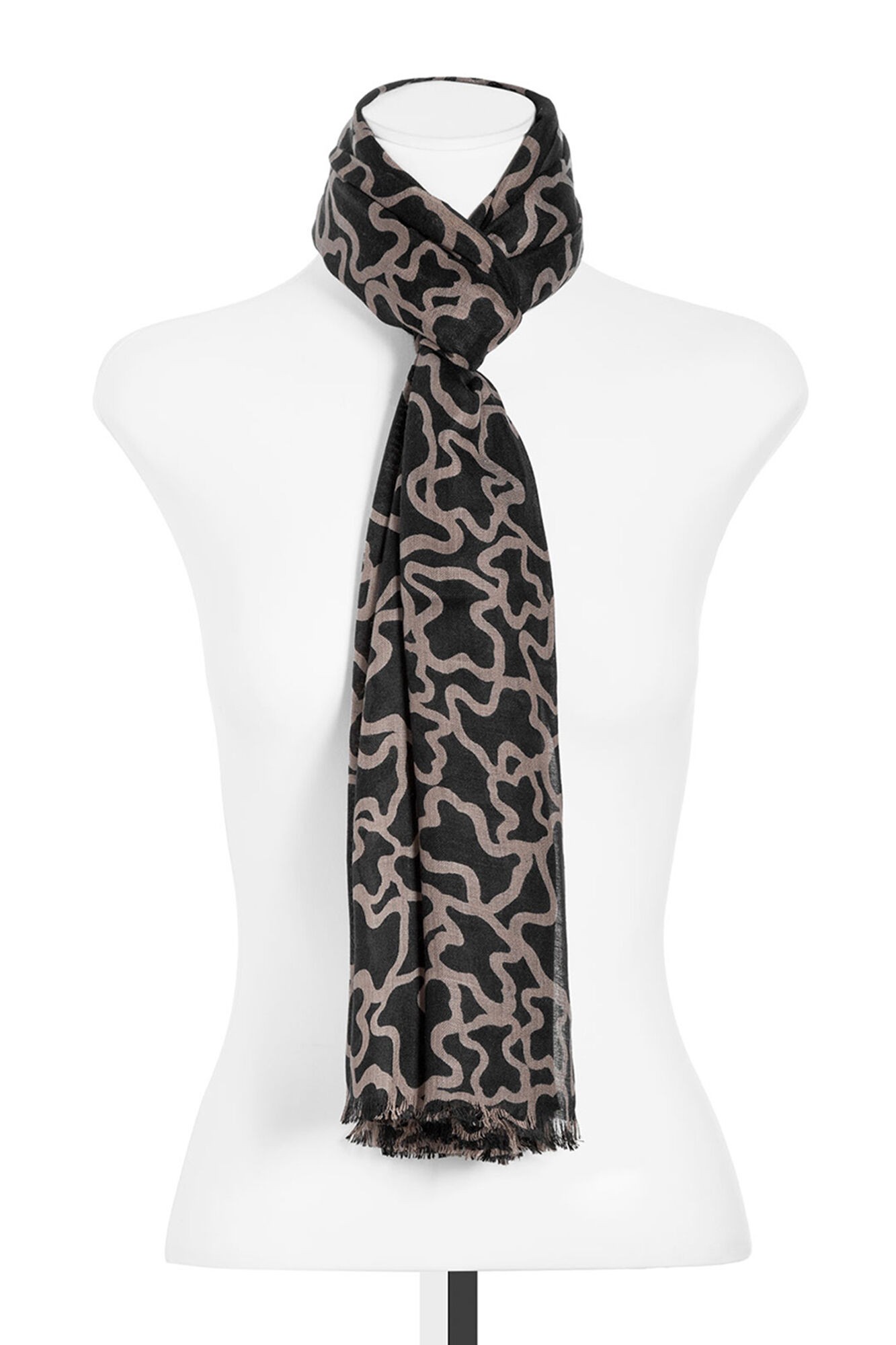 Tous Foulard Kaos en color negro Negro