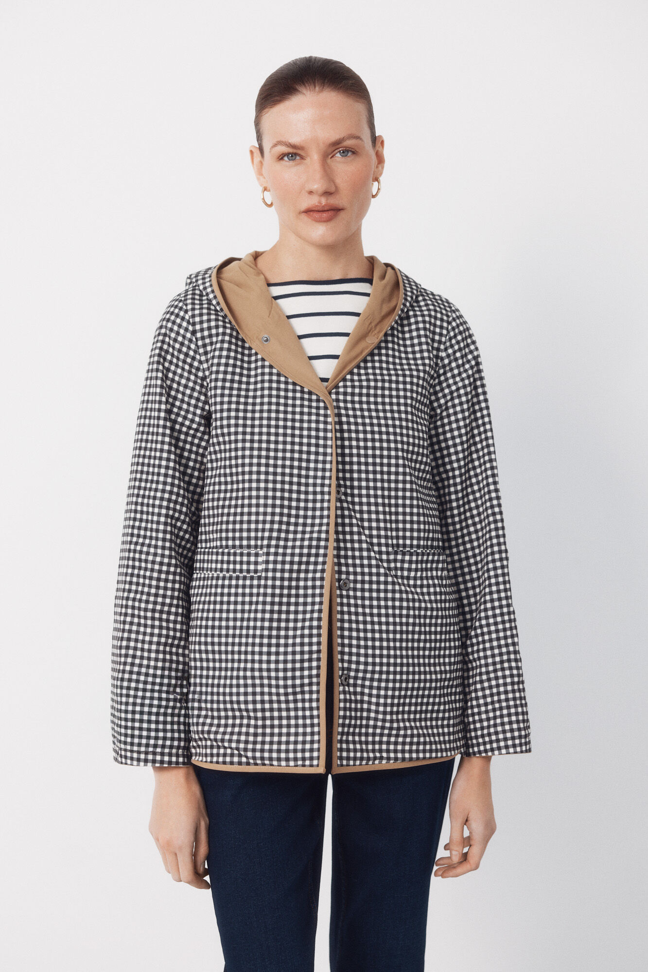 Cortefiel Parka revers&iacute;vel water repellent