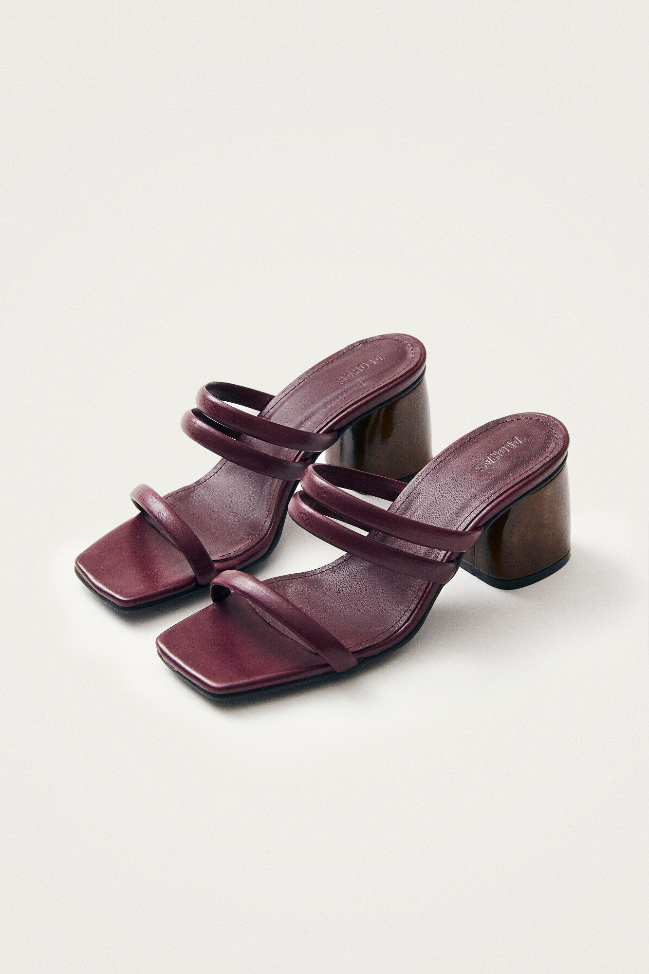 Alohas Indiana leather sandals Maroon