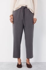 Cortefiel Women's jogger pants Dark grey