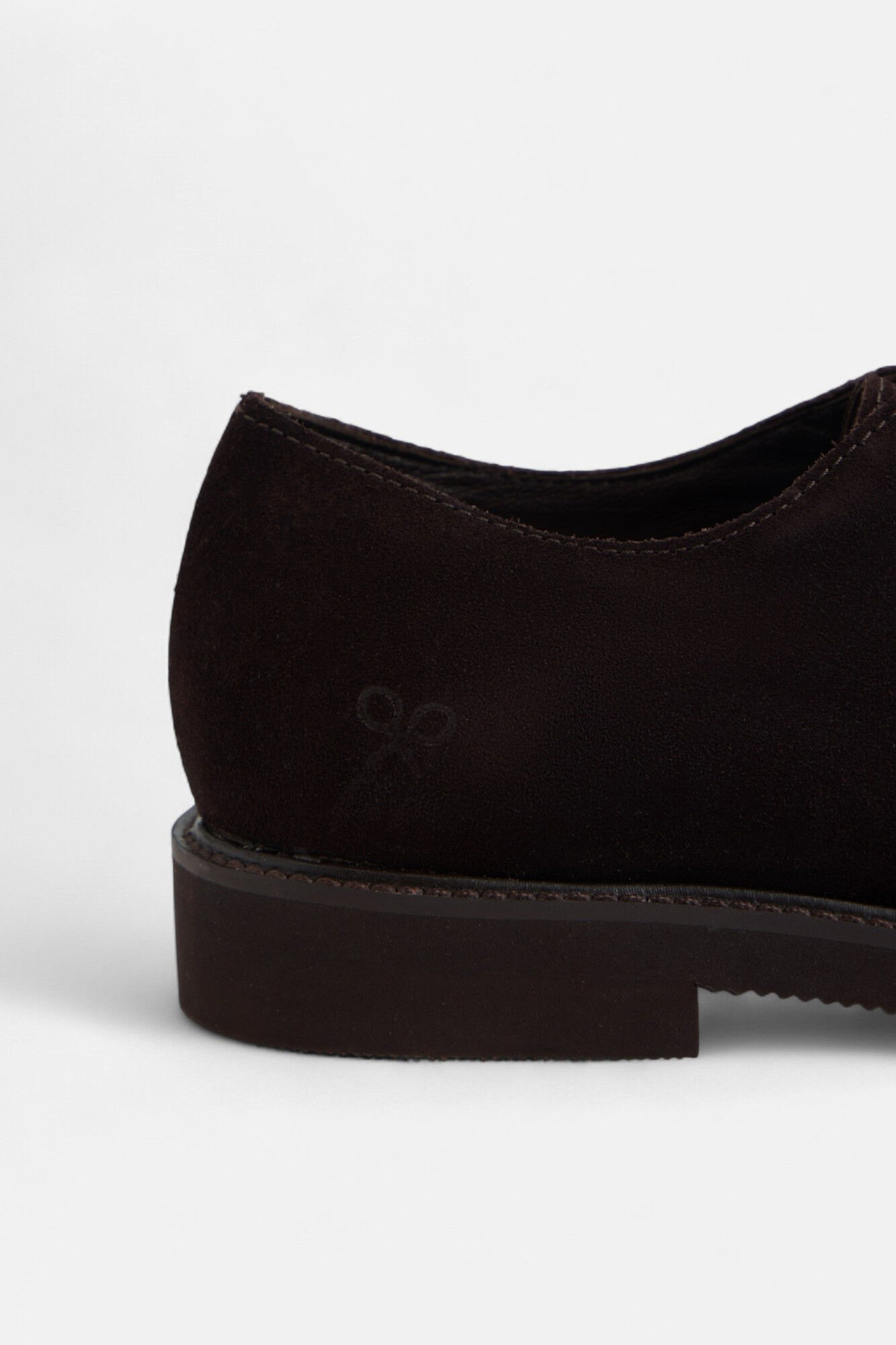 Silbon sapato cl&aacute;ssico de croute Castanho