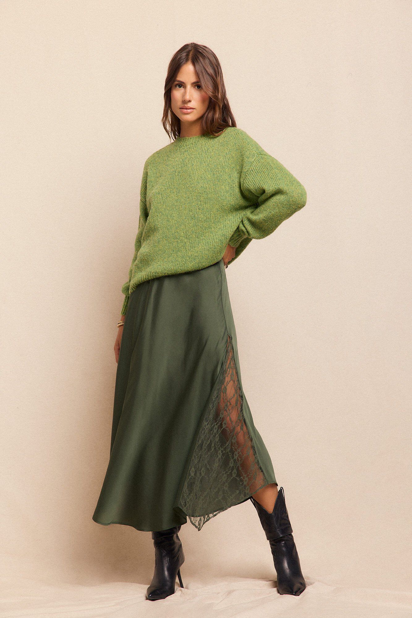 Slowlove Essential jumper Green
