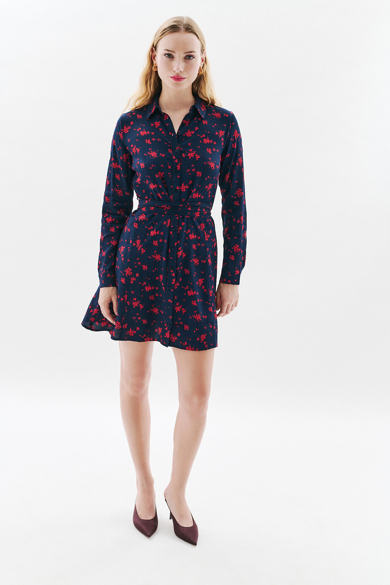 Caroll Vestido de flores 100% viscose