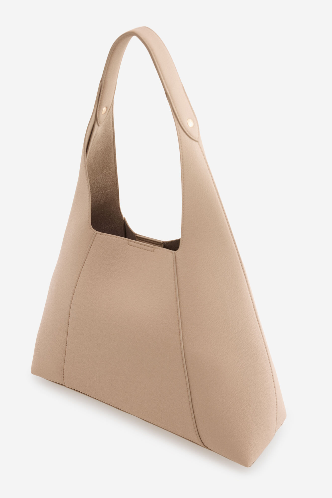 Cortefiel Hobo bag CORTES Nude