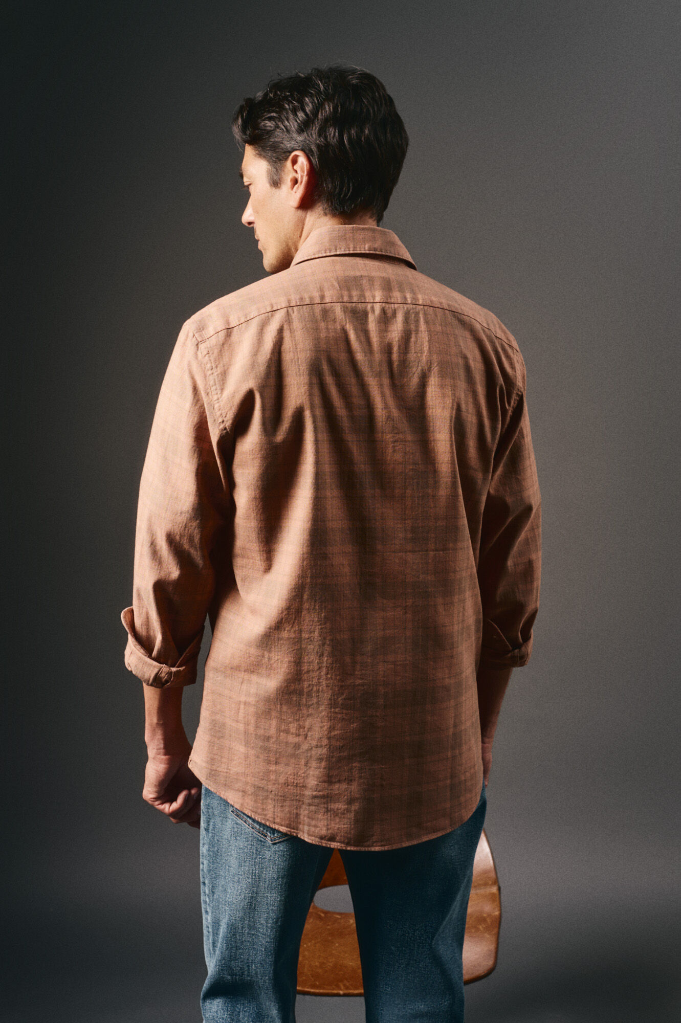 OOTO Camisa cuadro sobretintado Arena