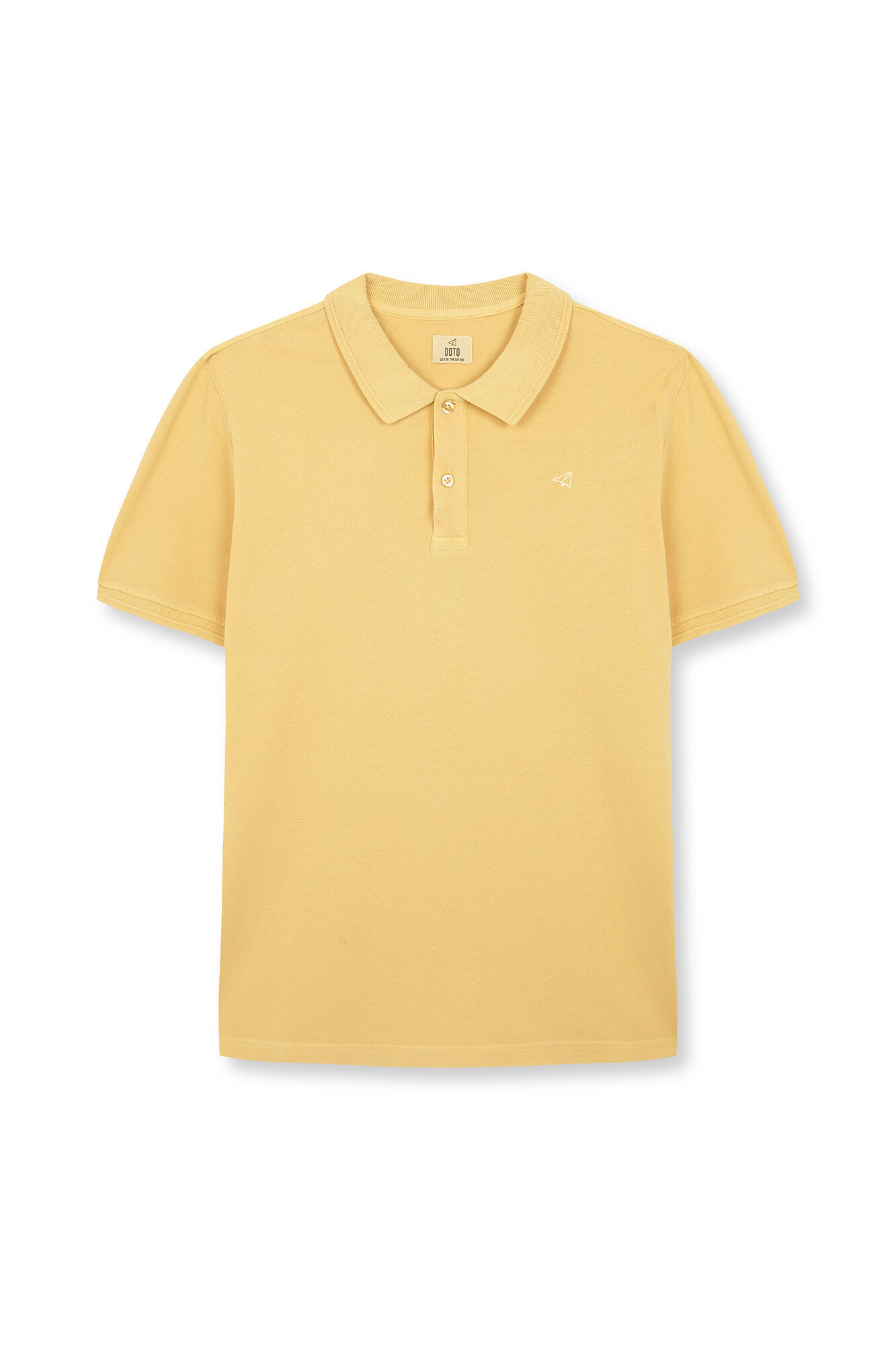 OOTO Piqu&eacute; basic polo shirt Gold