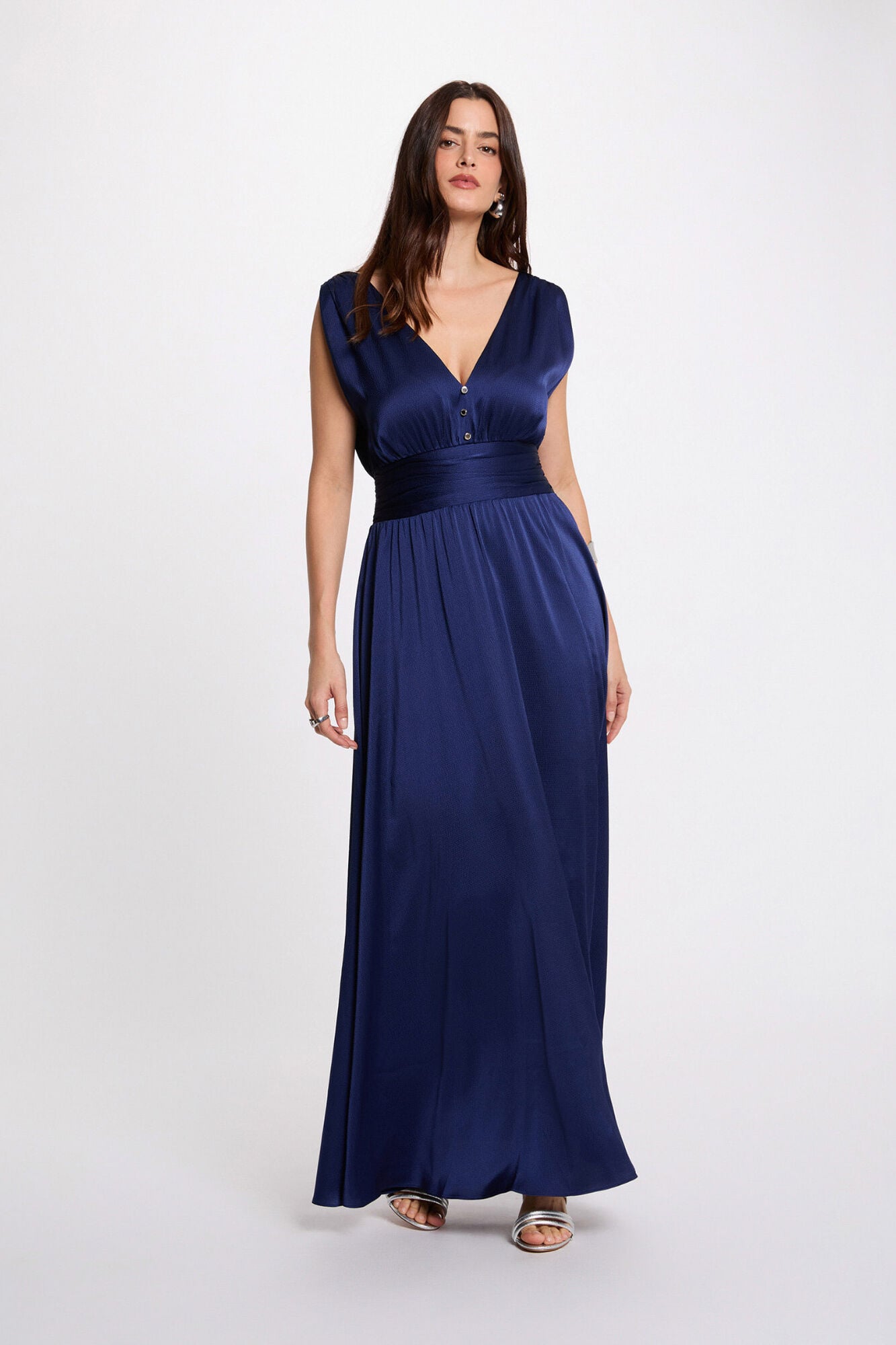 Morgan Vestido comprido fluido