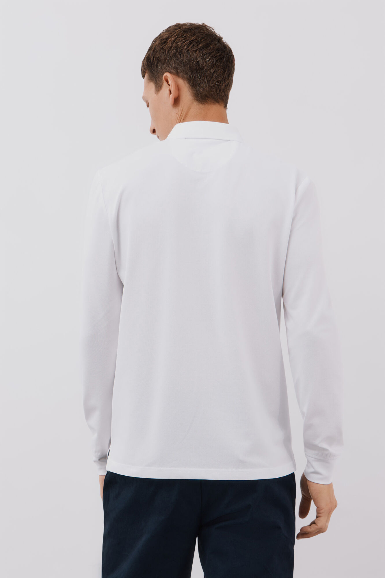 Cortefiel Regular fit polo shirt White