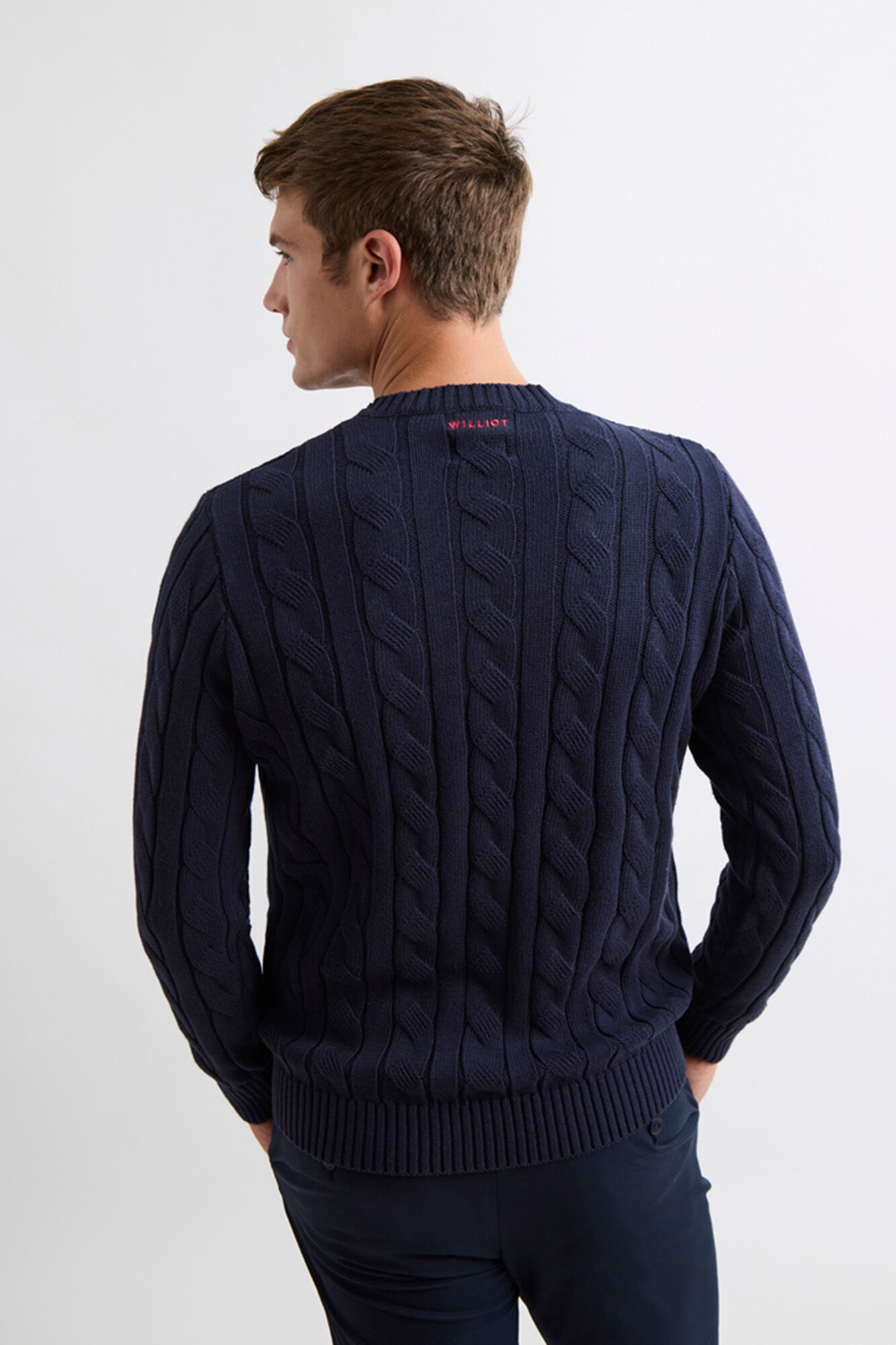 Williot Camisola tran&ccedil;ado Azul