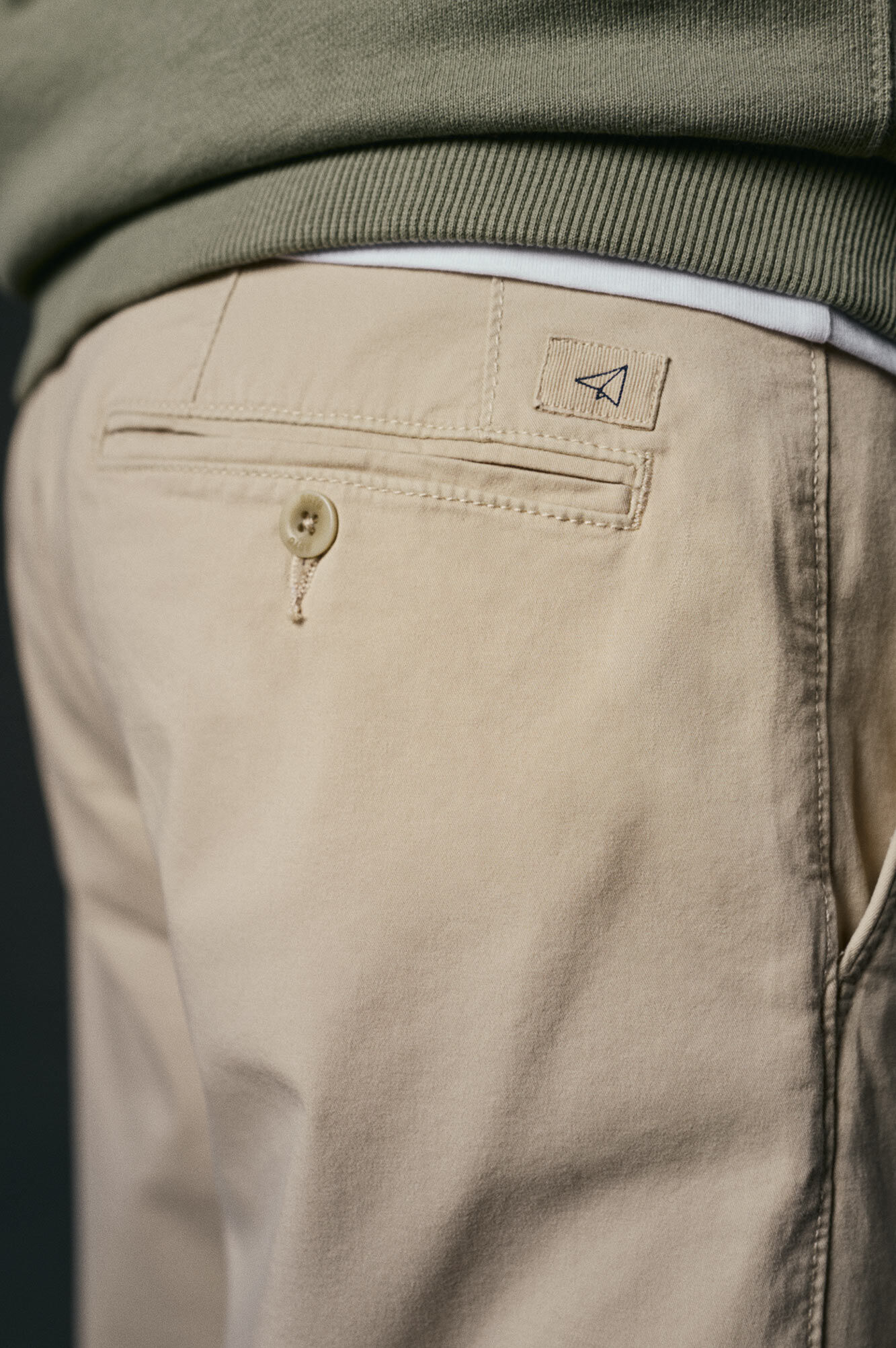 OOTO Pantal&oacute;n chino slim Beige