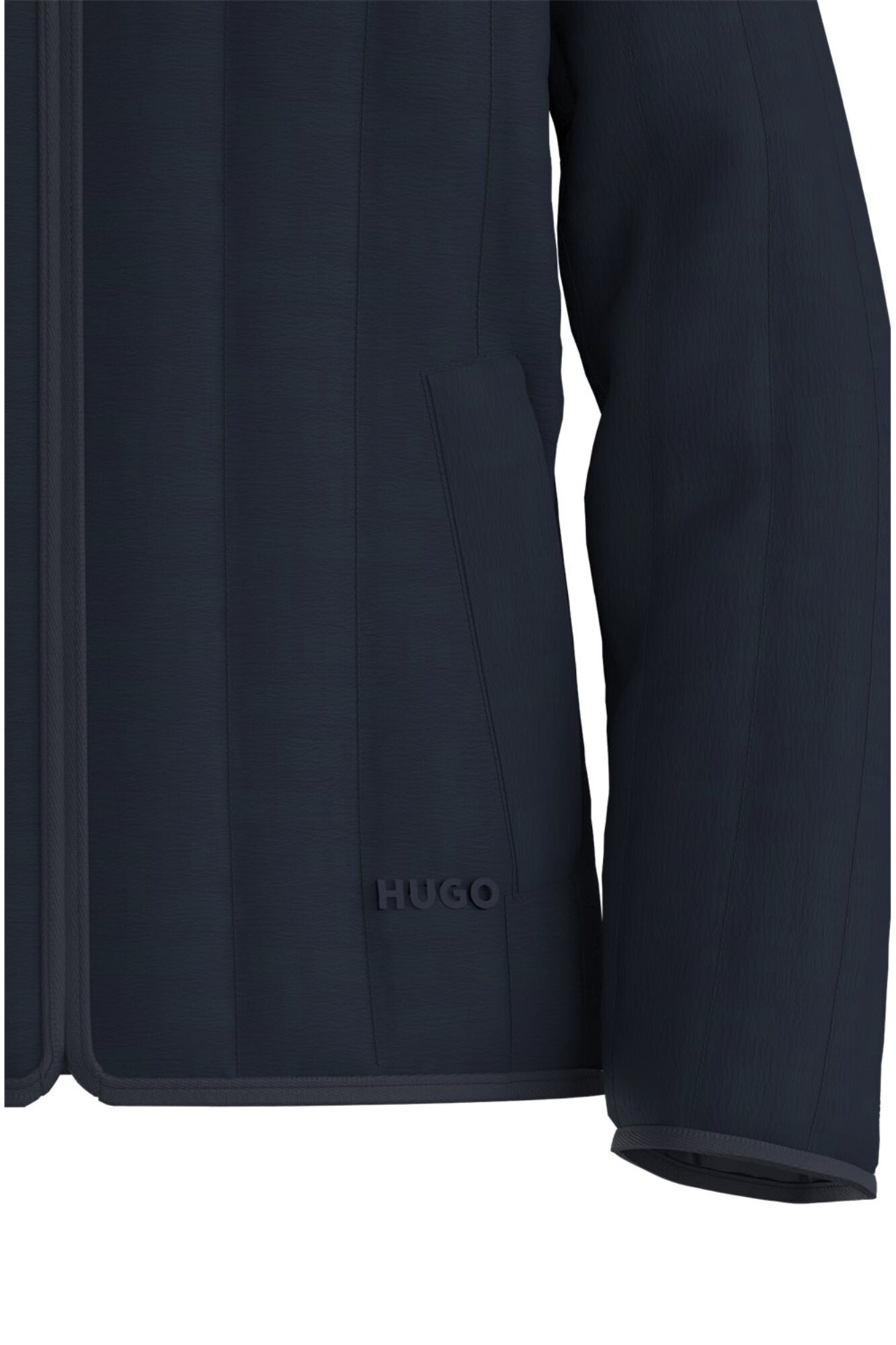 HUGO Blus&atilde;o acolchoado Azul