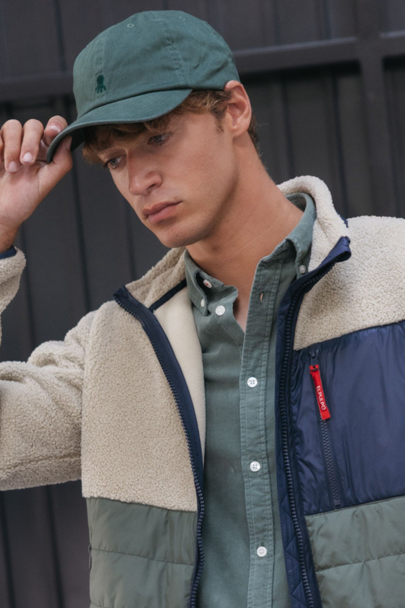 elPulpo Bon&eacute; bordado lavado