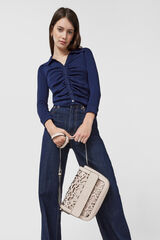 Tous Bandolera beige Amaya Kaos Shock Beige