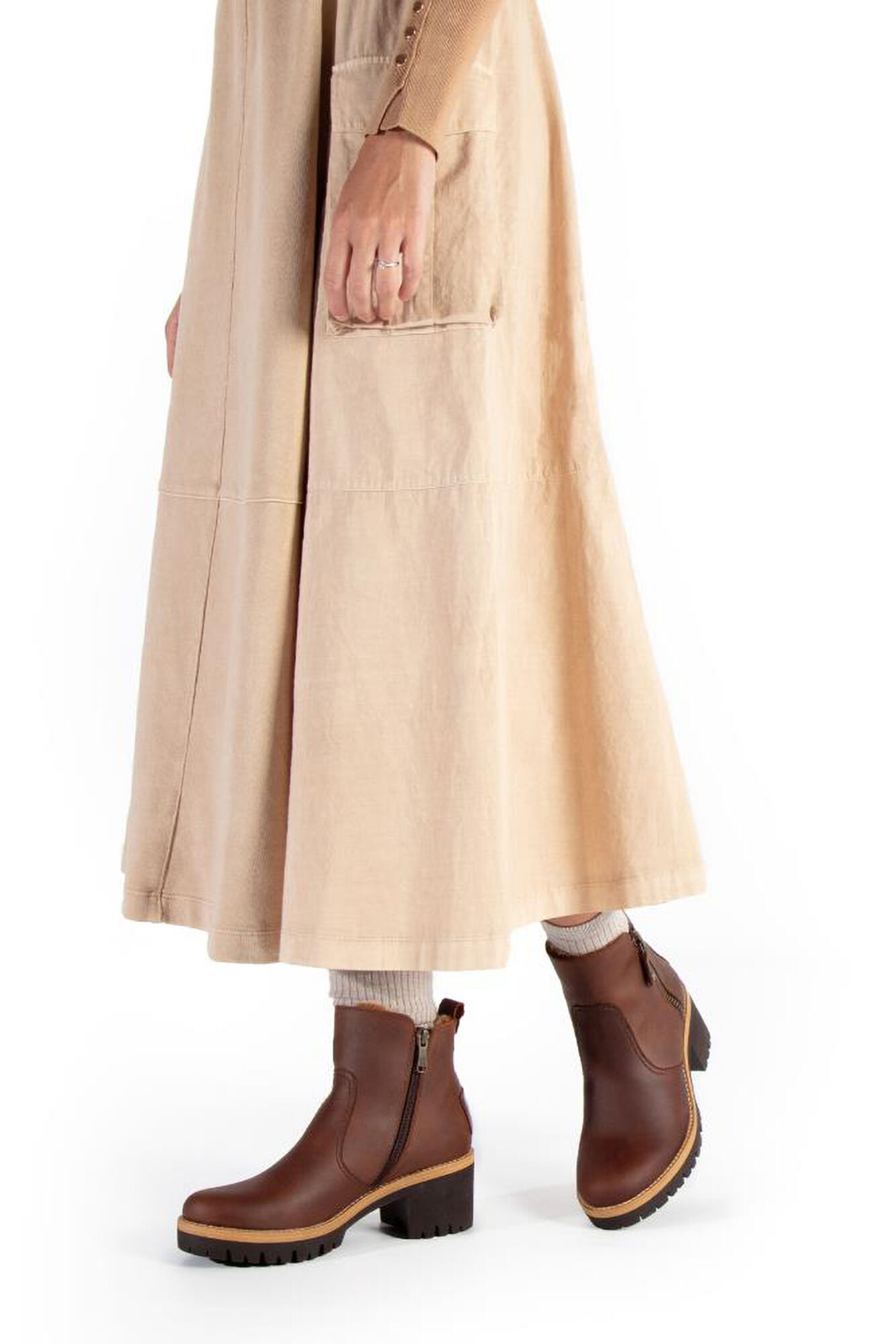 Panama Jack Women's heeled ankle boots Brown