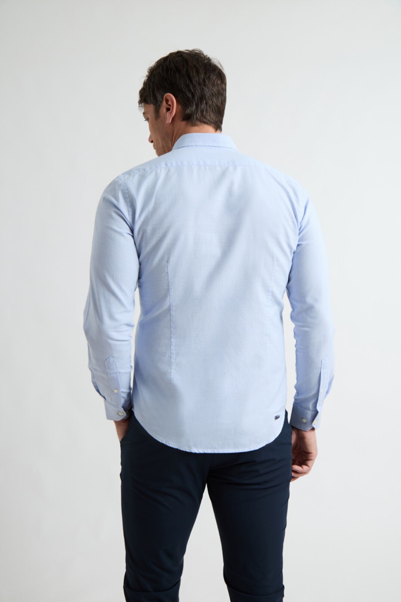 Williot Camisa mini pied-de-poule Azul