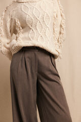 Slowlove Creeping pleated trousers Nude