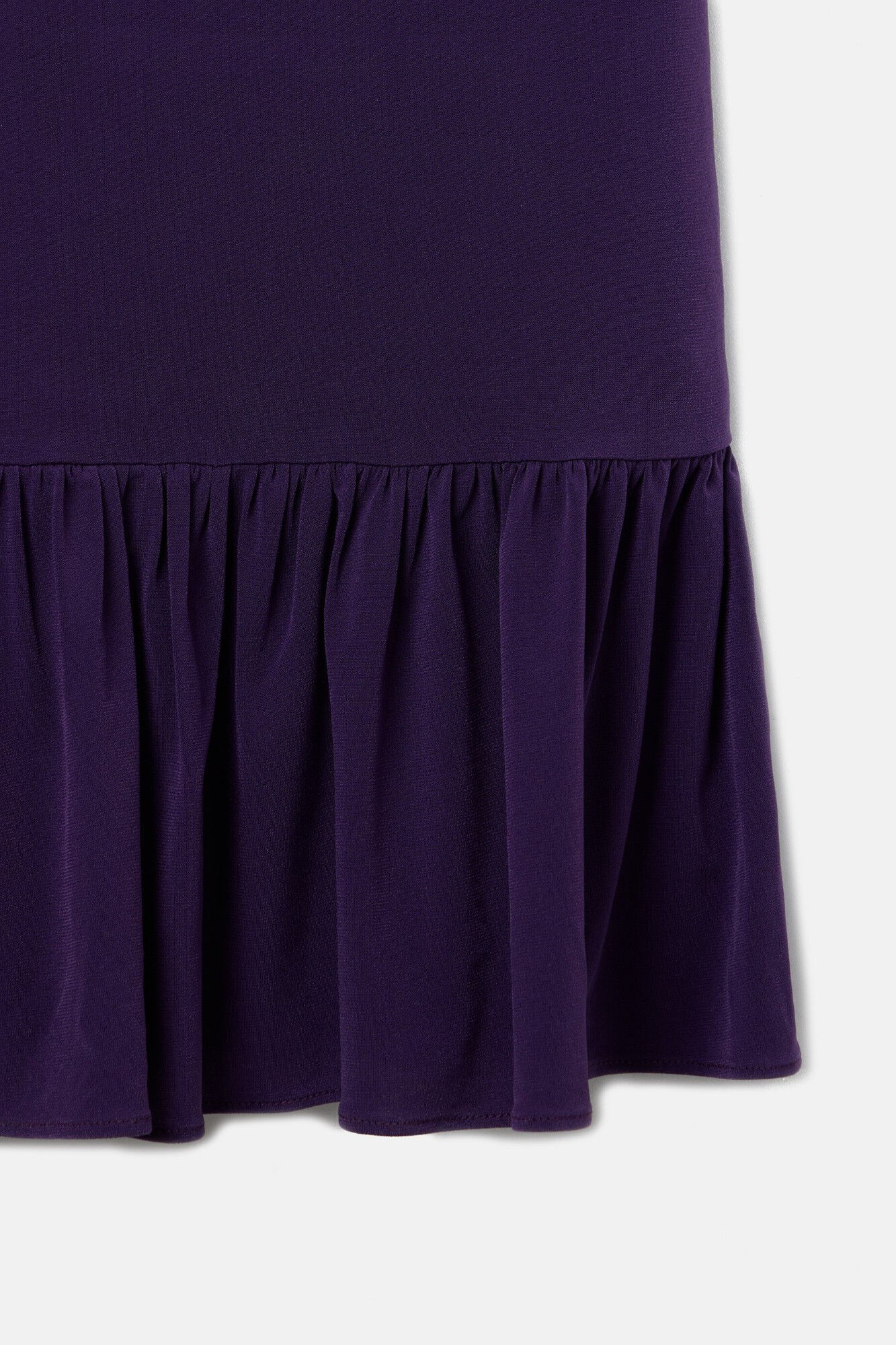 Silbon Vestido de malha assim&eacute;trico  Roxo
