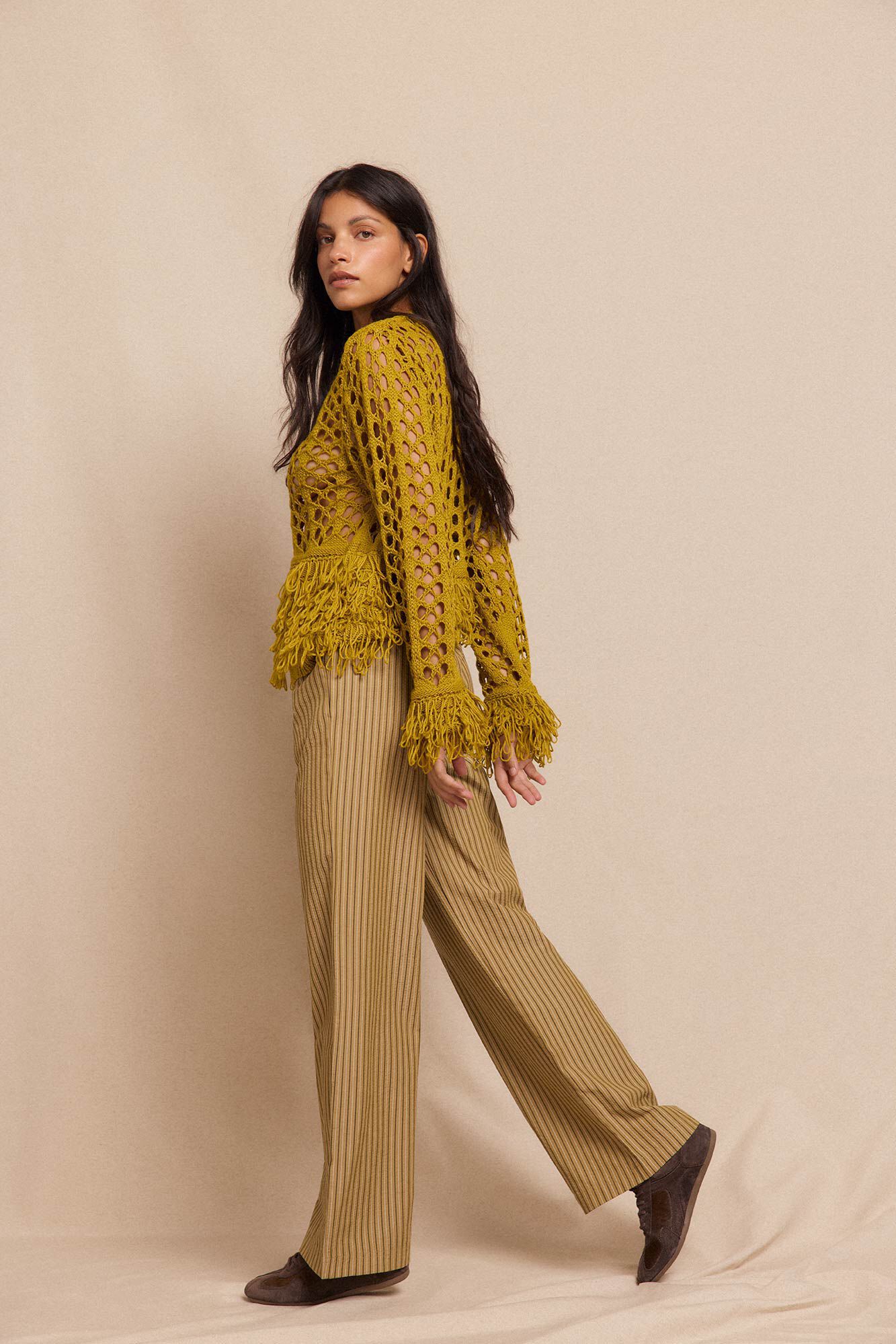 Slowlove Jersey lima flecos Verde