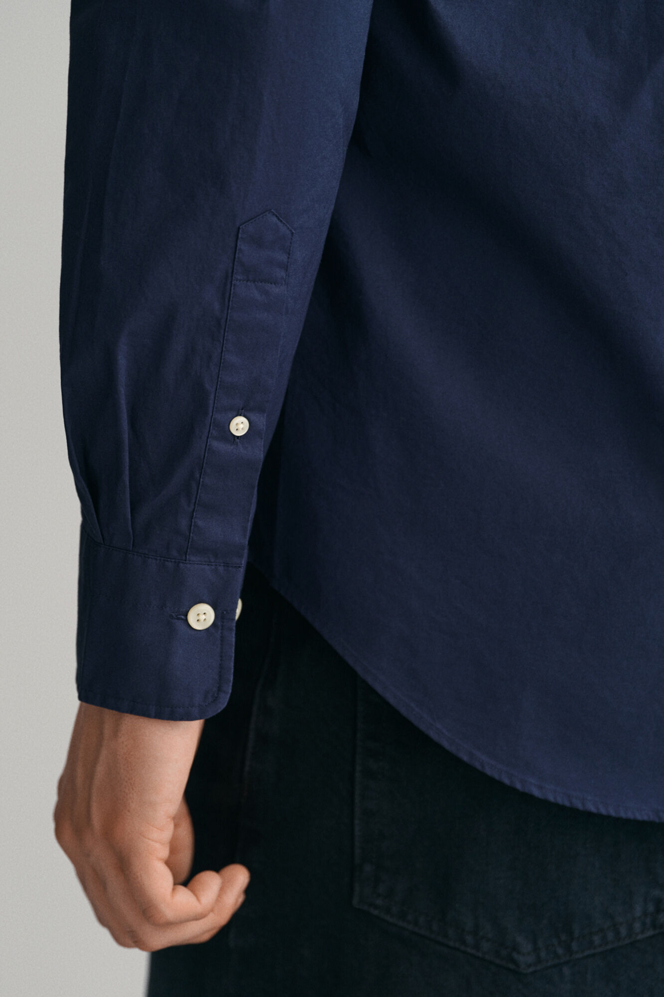 Gant Reg classic poplin shirt Blue