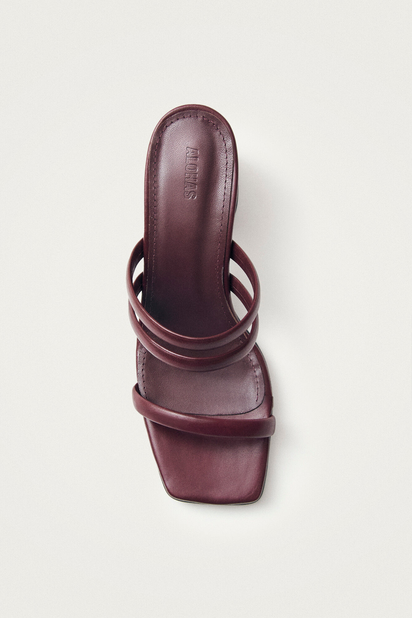 Alohas Indiana leather sandals Maroon