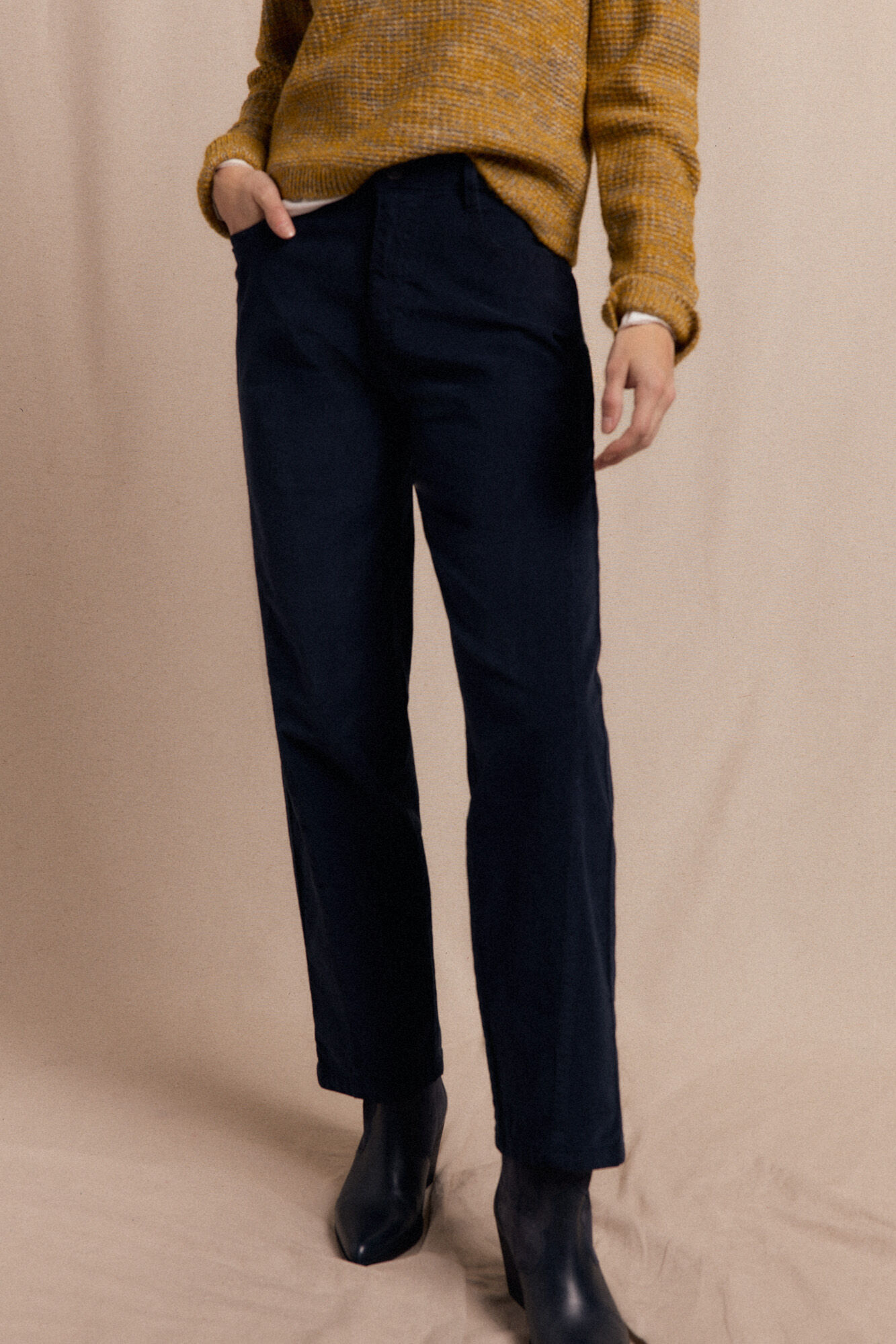 Slowlove Cal&ccedil;as de veludo cotel&ecirc; Azul