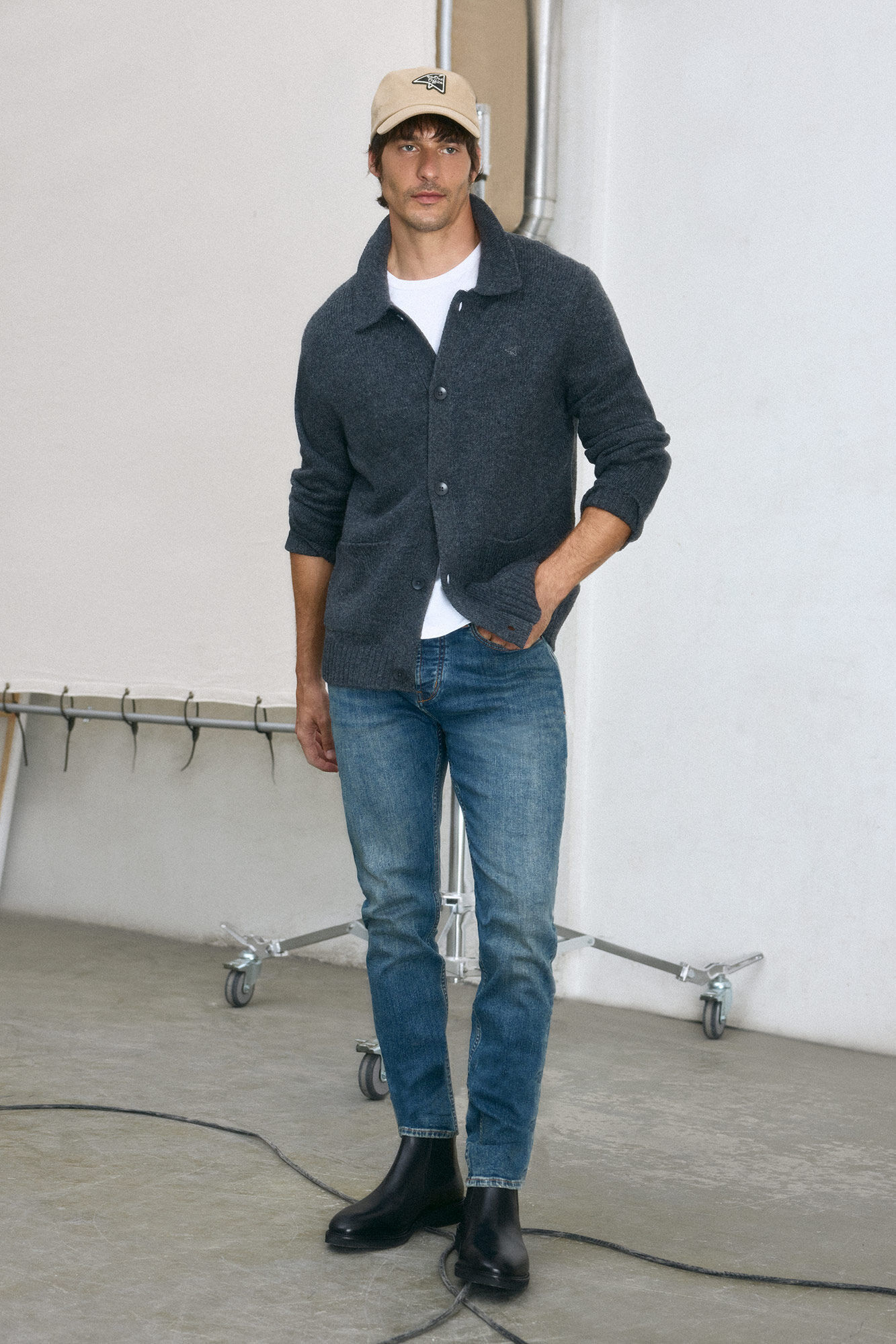 OOTO Vaquero slim lavado medio Azul