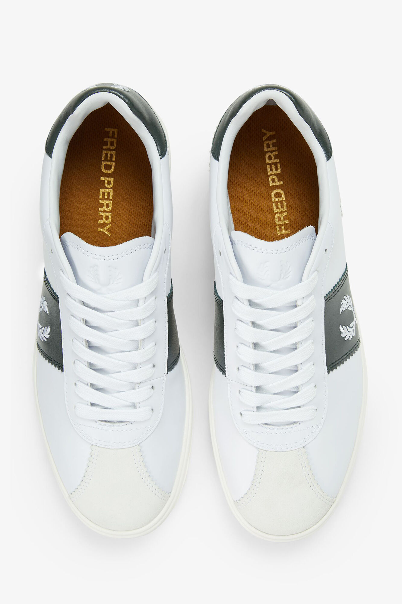 Fred Perry T&ecirc;nis de pele B4 Branco